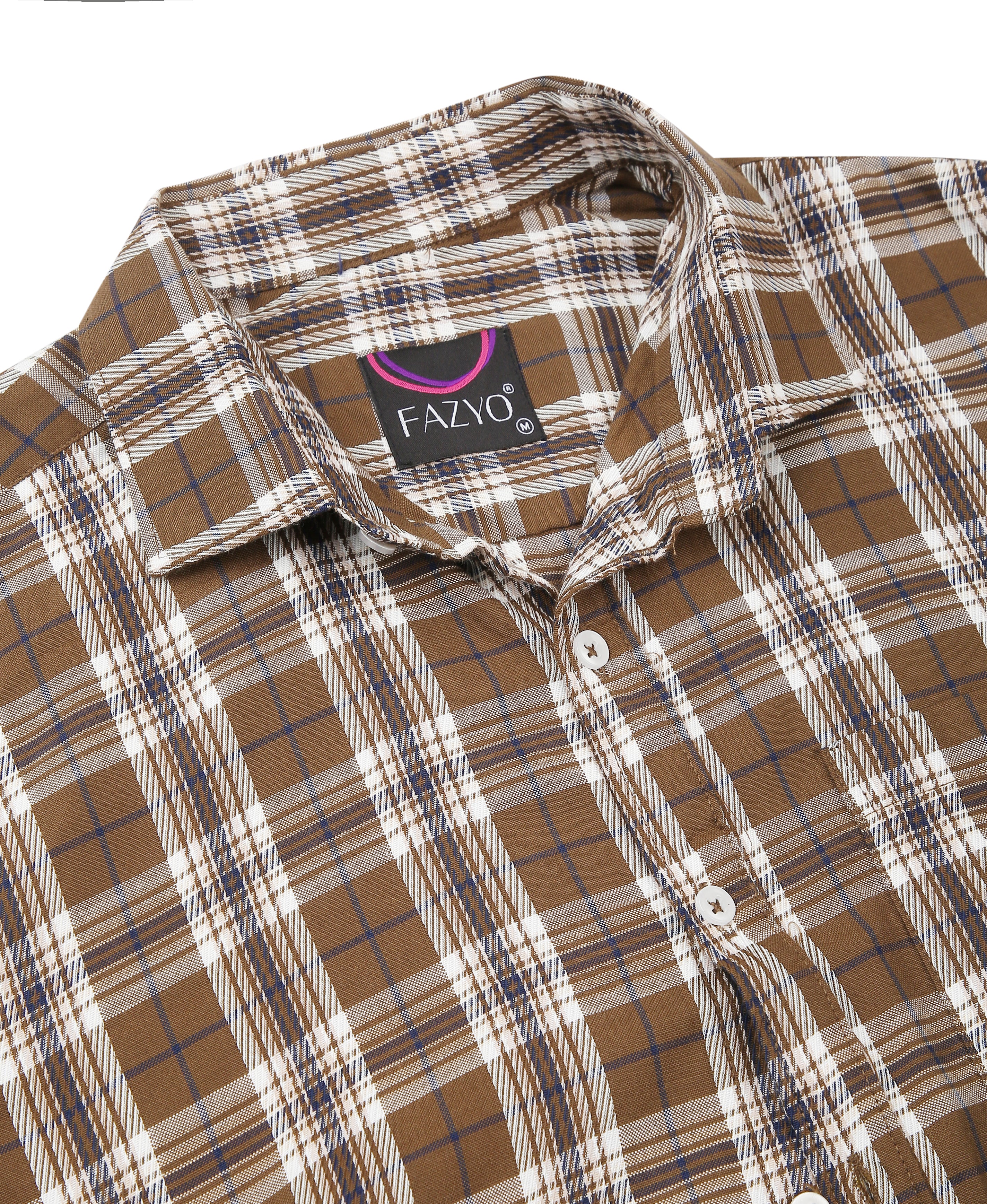 Olive Check Tailored Shirt