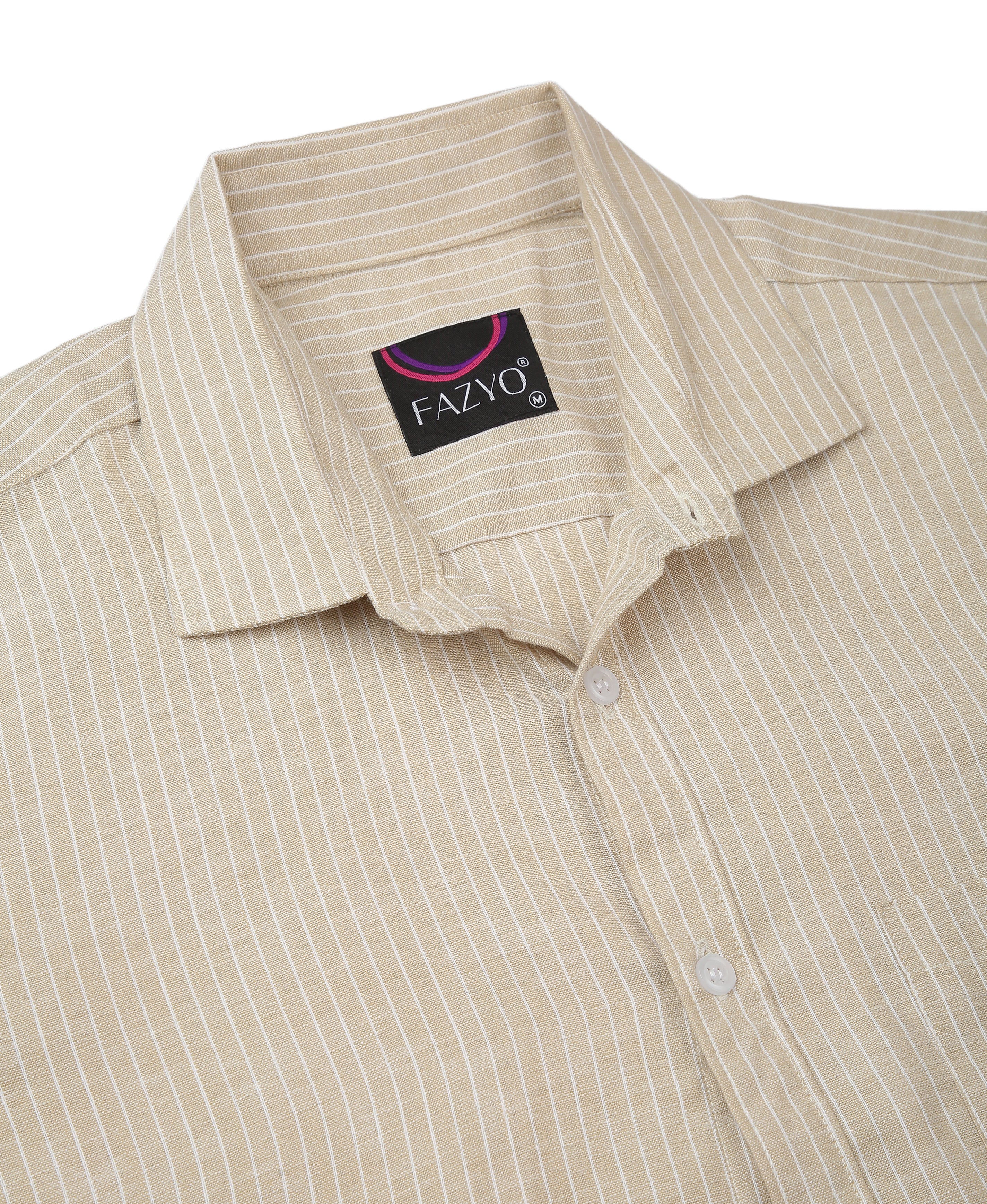 Mustard Stripe Tailored Shirt