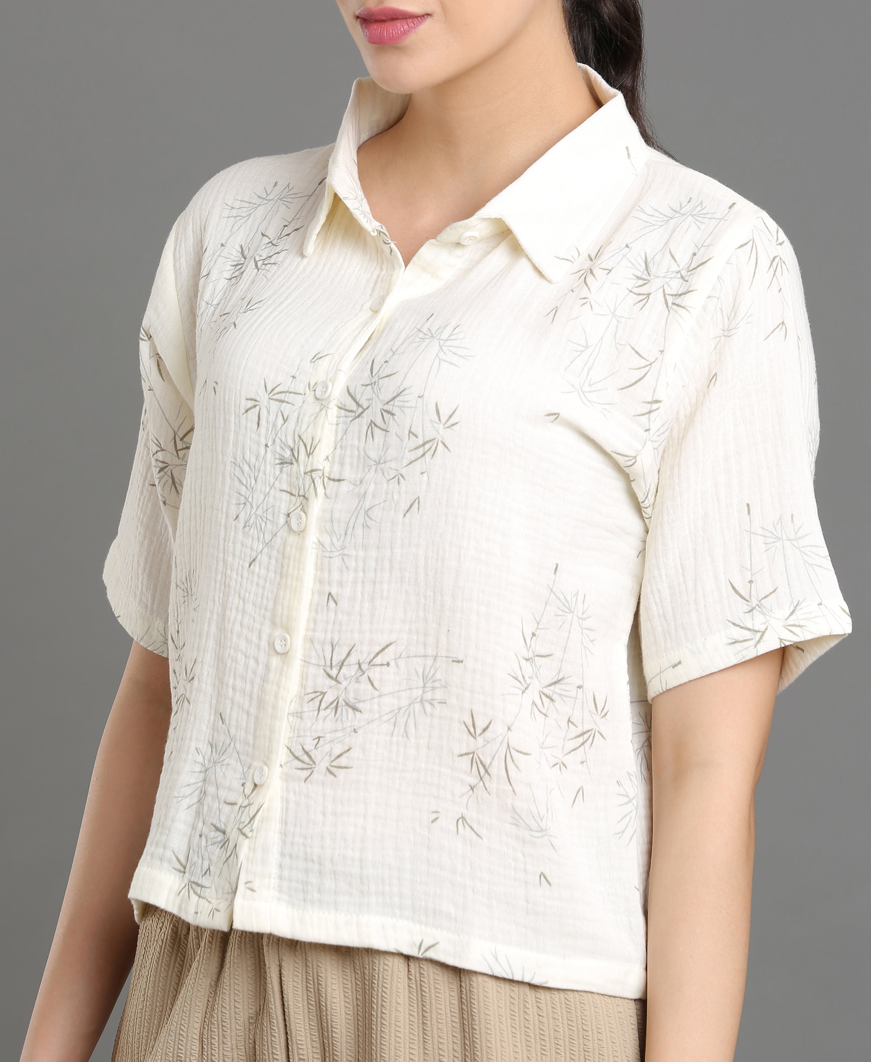 Pista Double Cloth Top