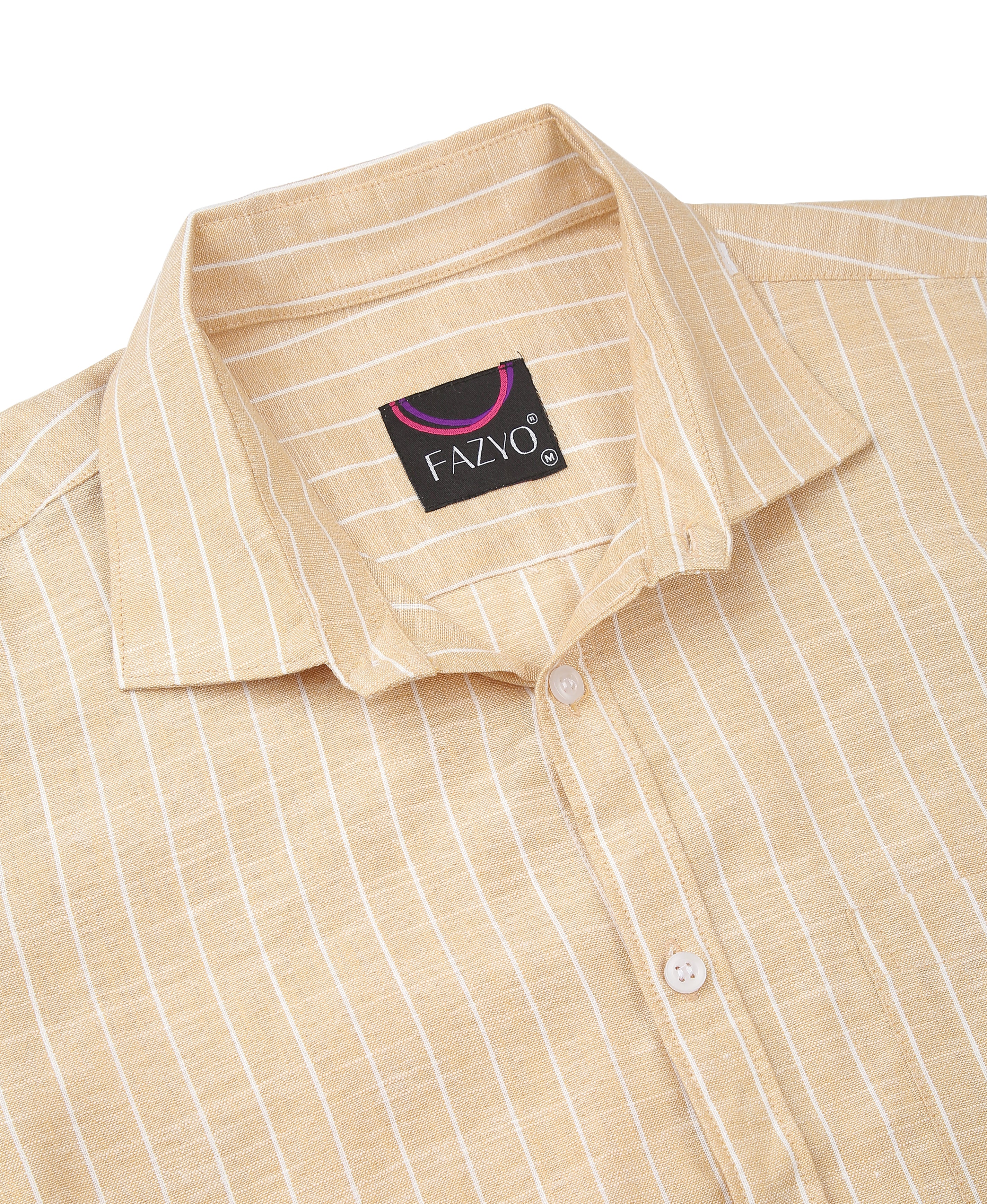 Sand Stripe Tailored Shirt