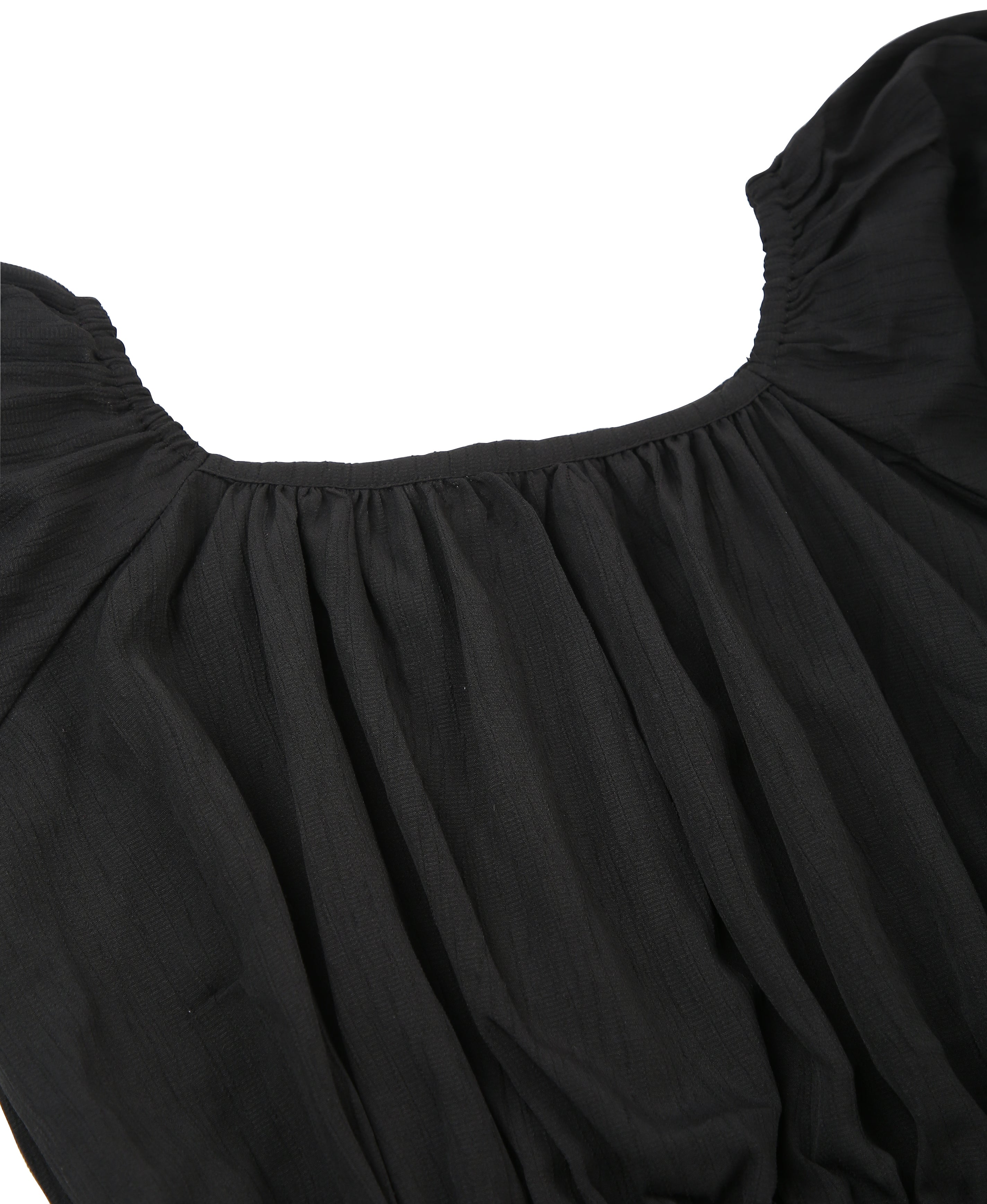 Noir Poly Crop Top