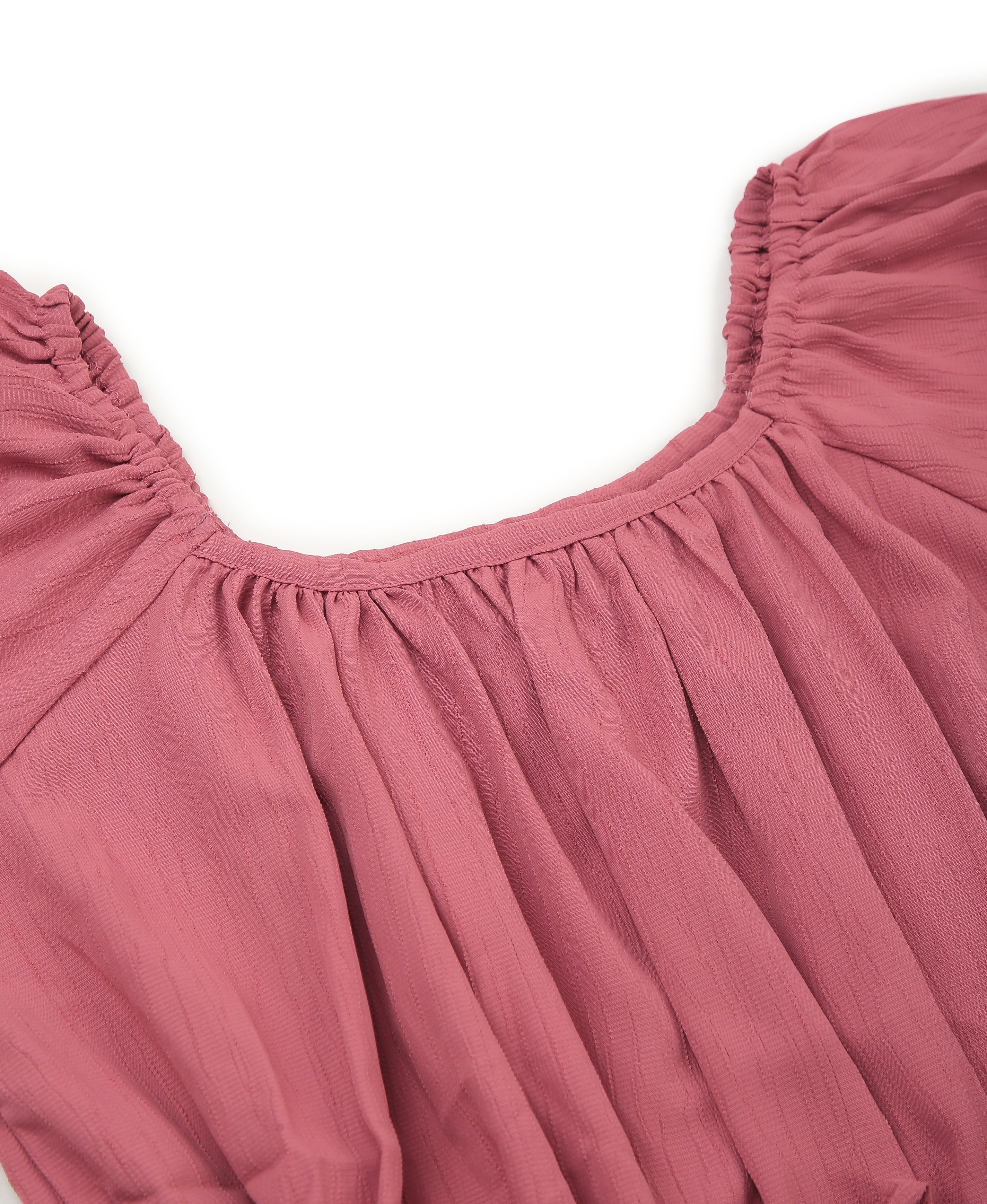 Cocoa Poly Crop Top