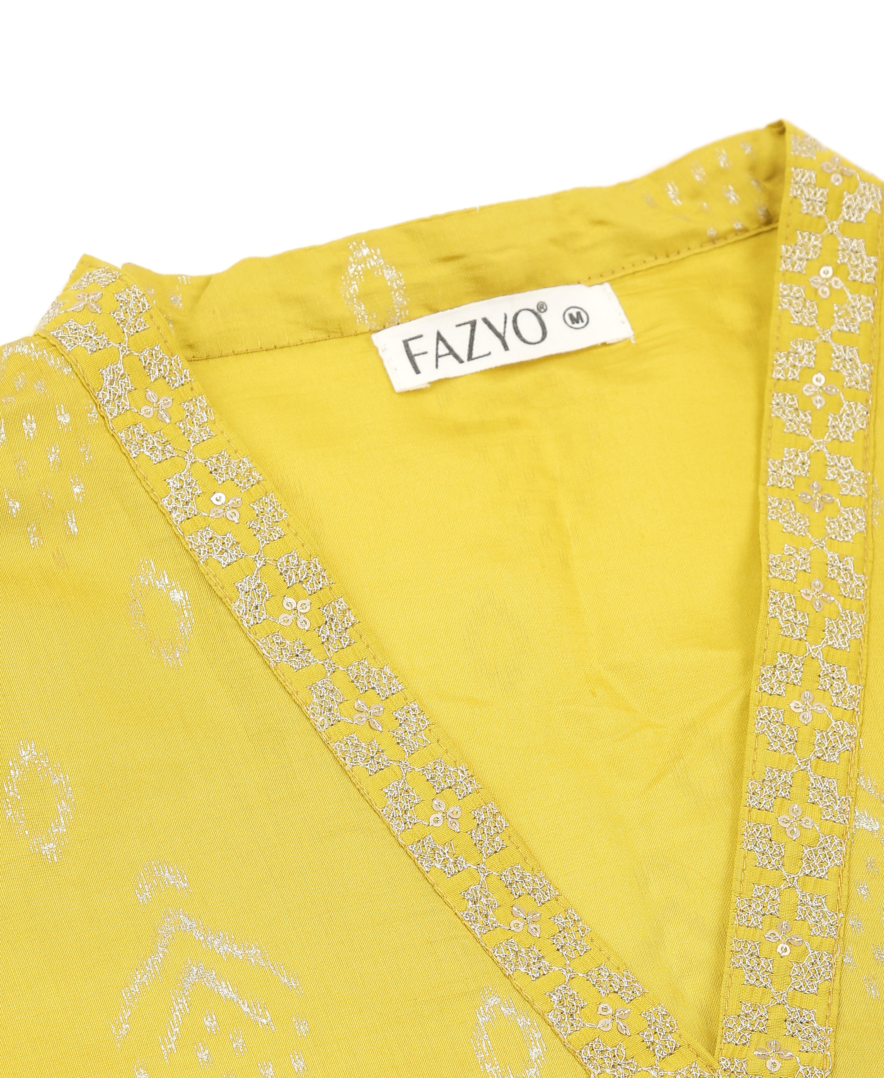 Mustard Glow Silk Kurti