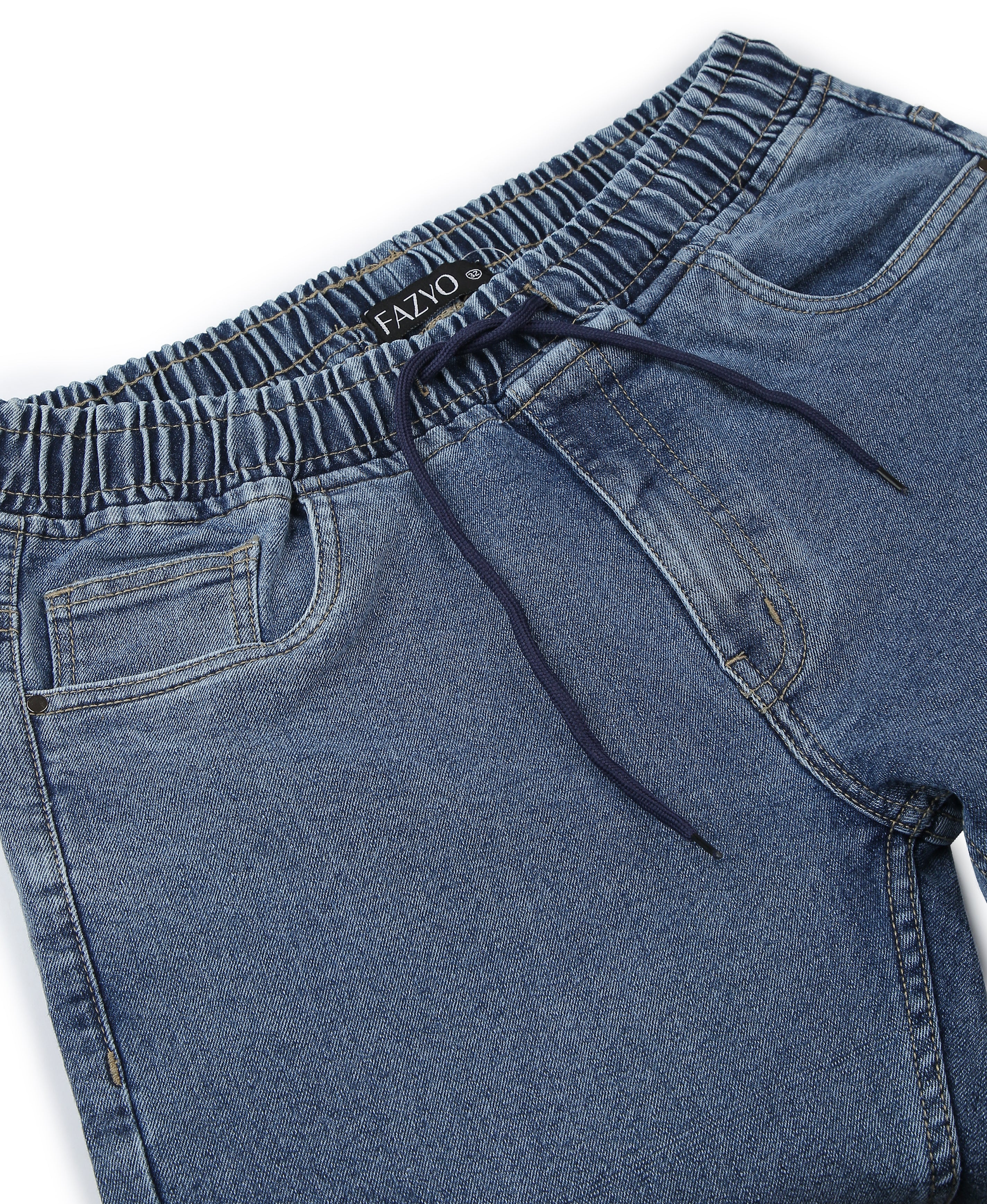 Ocean Fade Denim Joggers