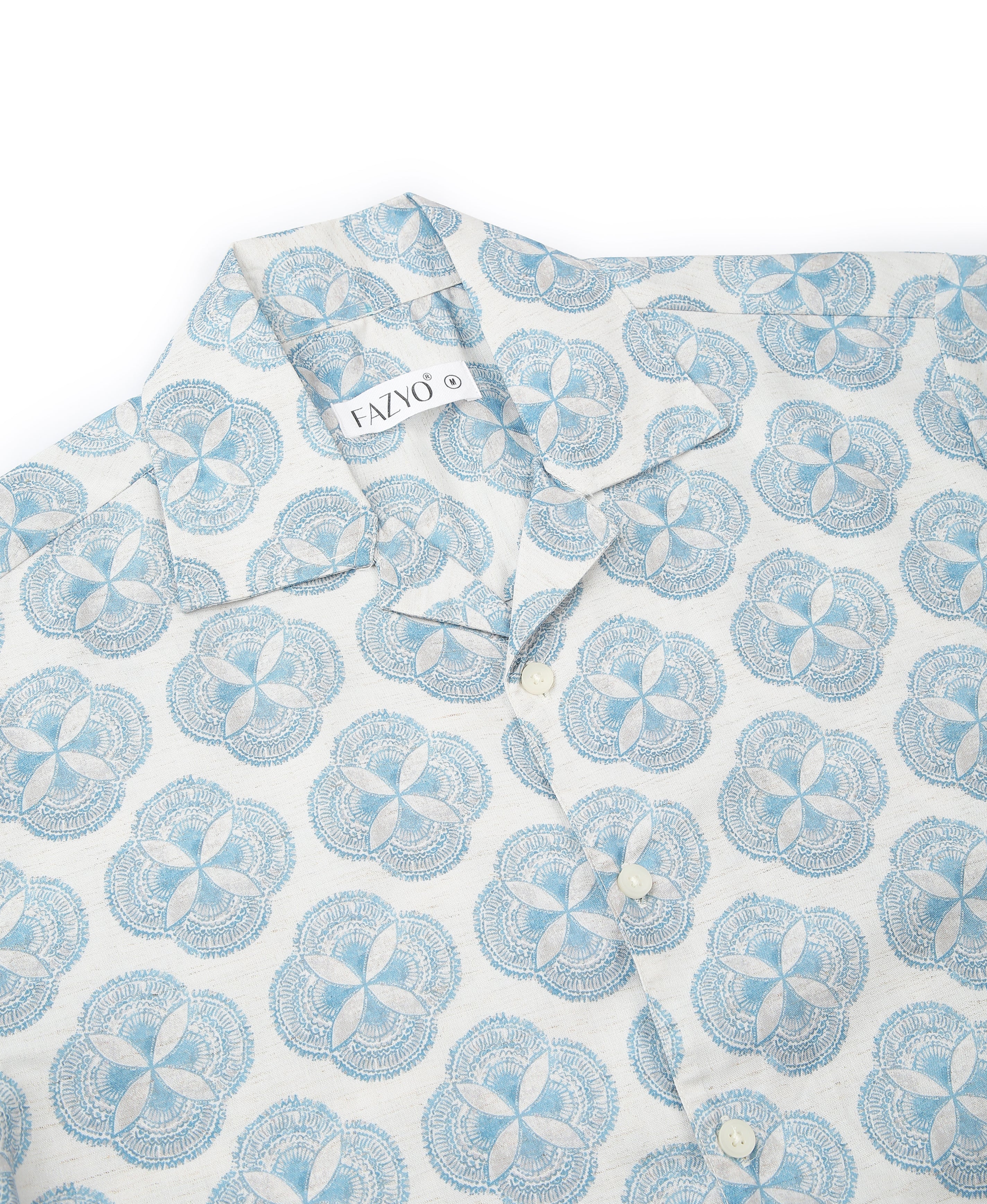 Horizon Print Cuban Shirt