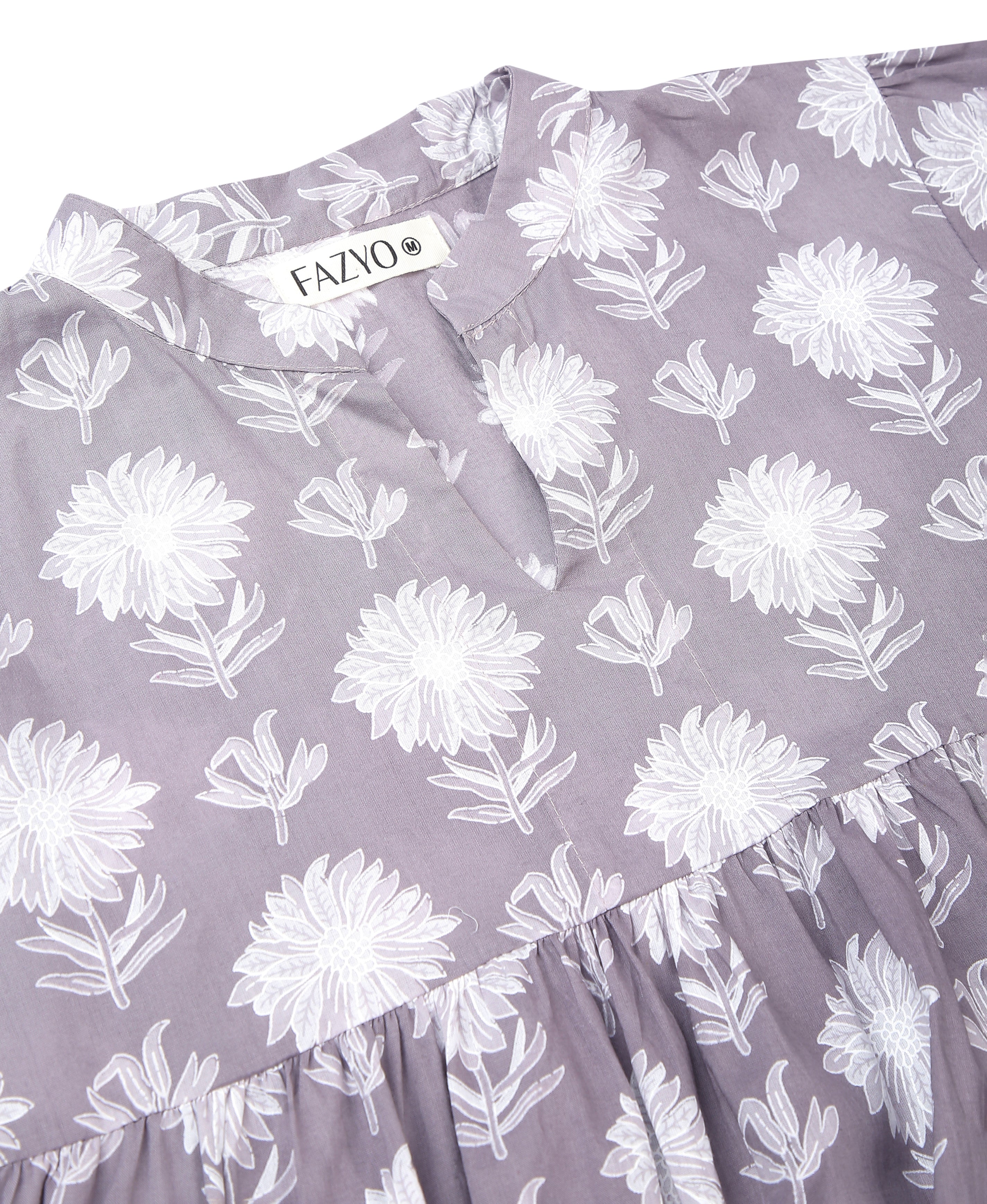 Ash Bloom Cotton Tunic