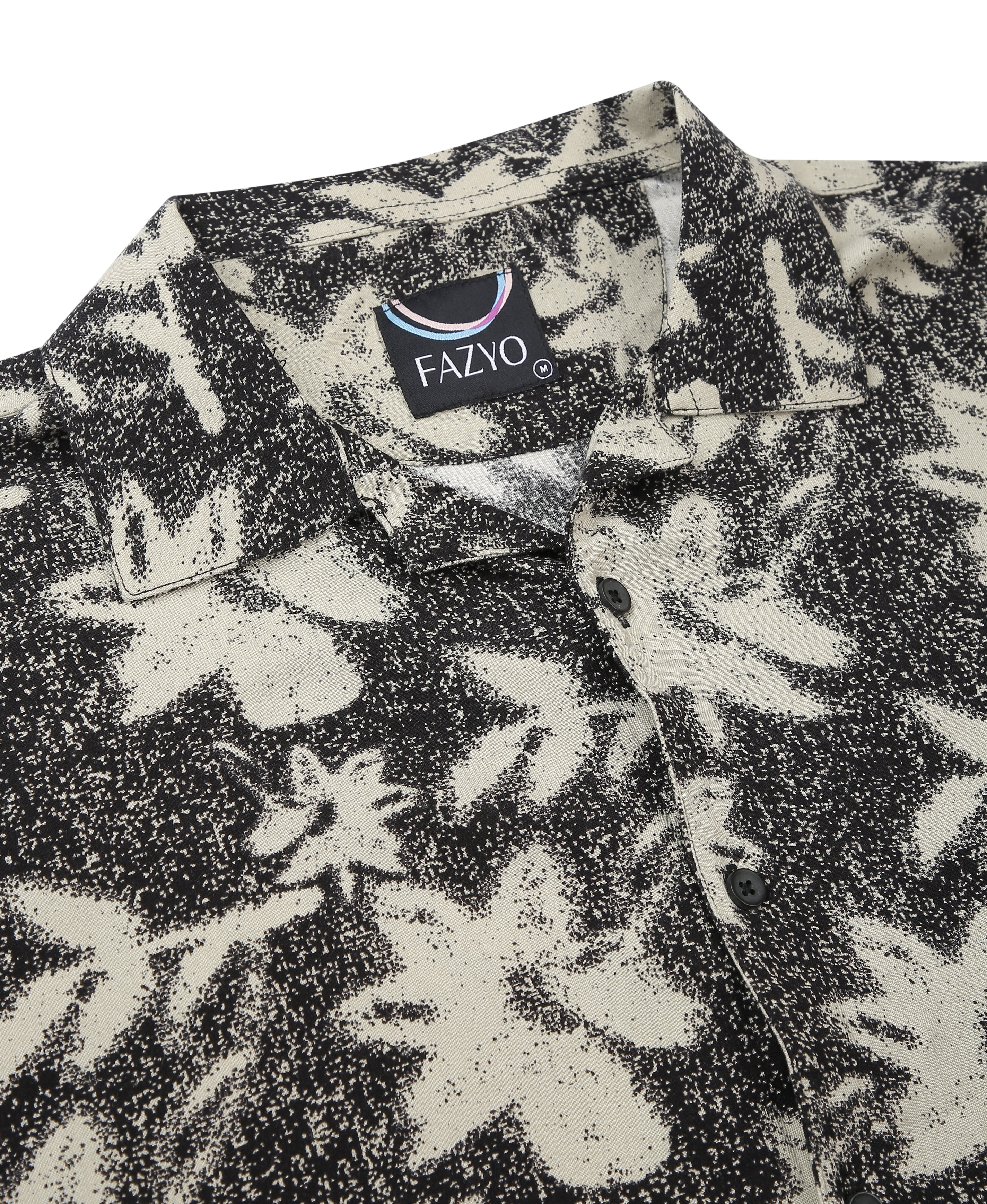 Noir Print Regular Shirt