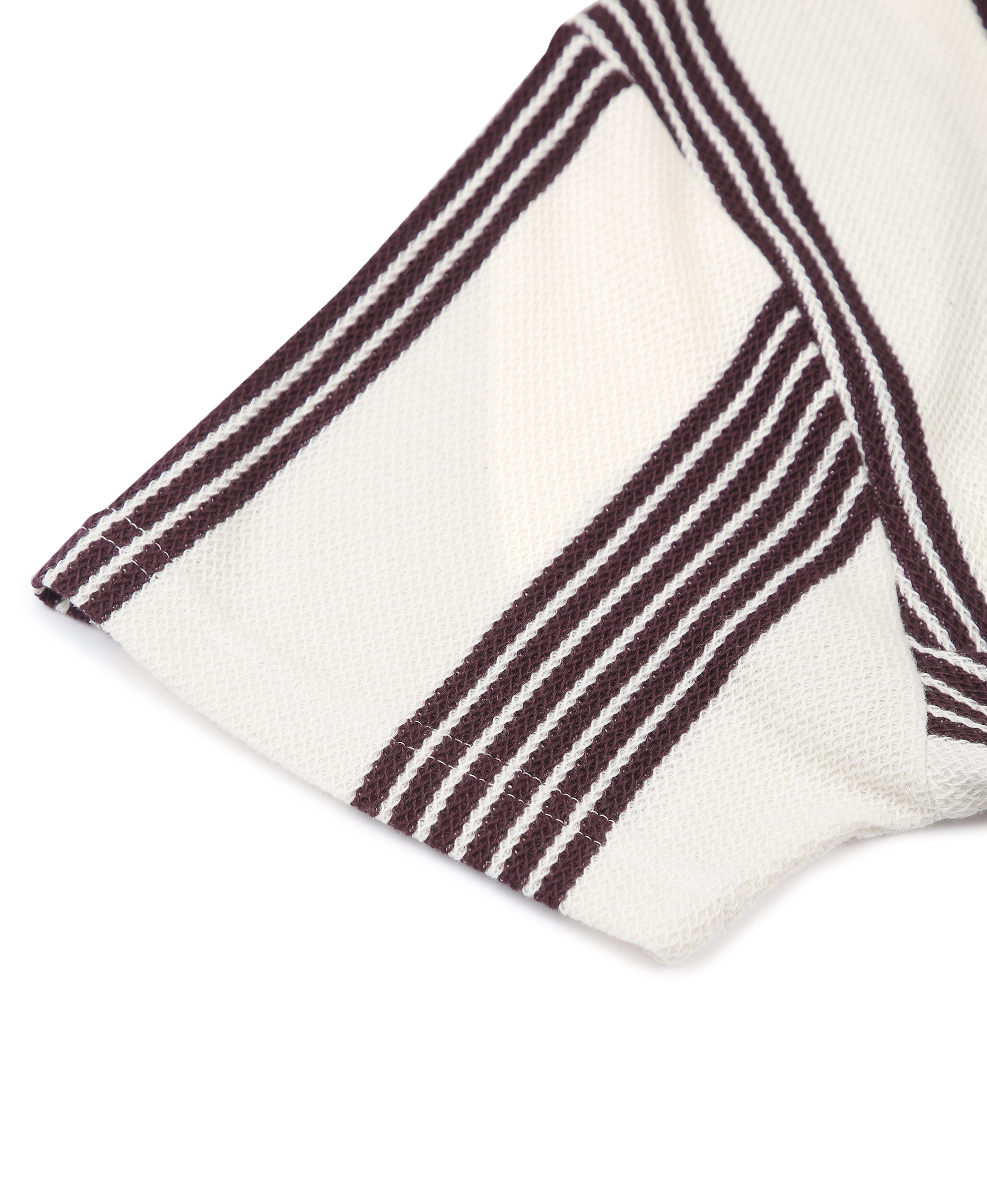 Maroon Stripe Regular Shirt