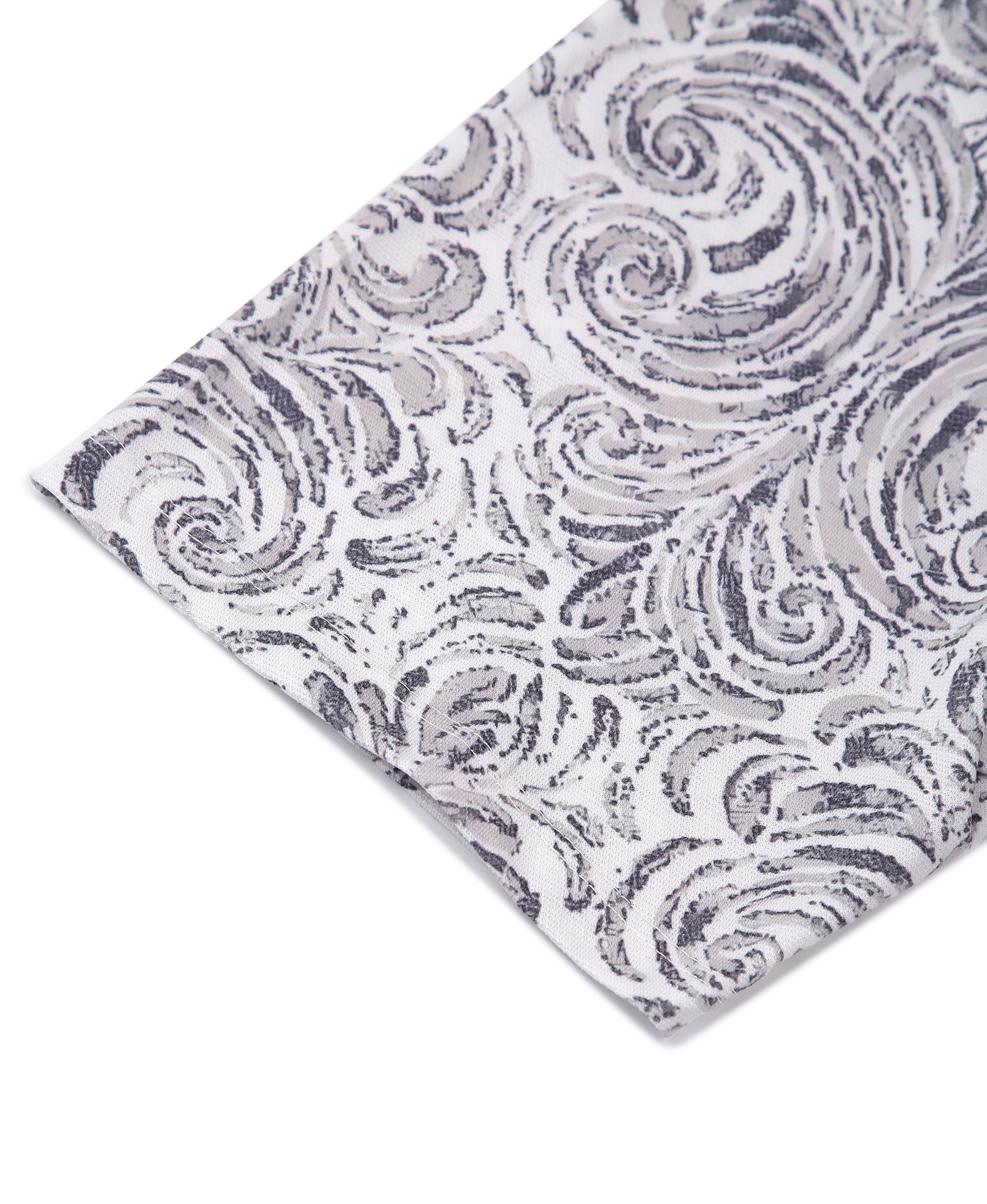 Vivid Poly Cotton Print Slim Shirt