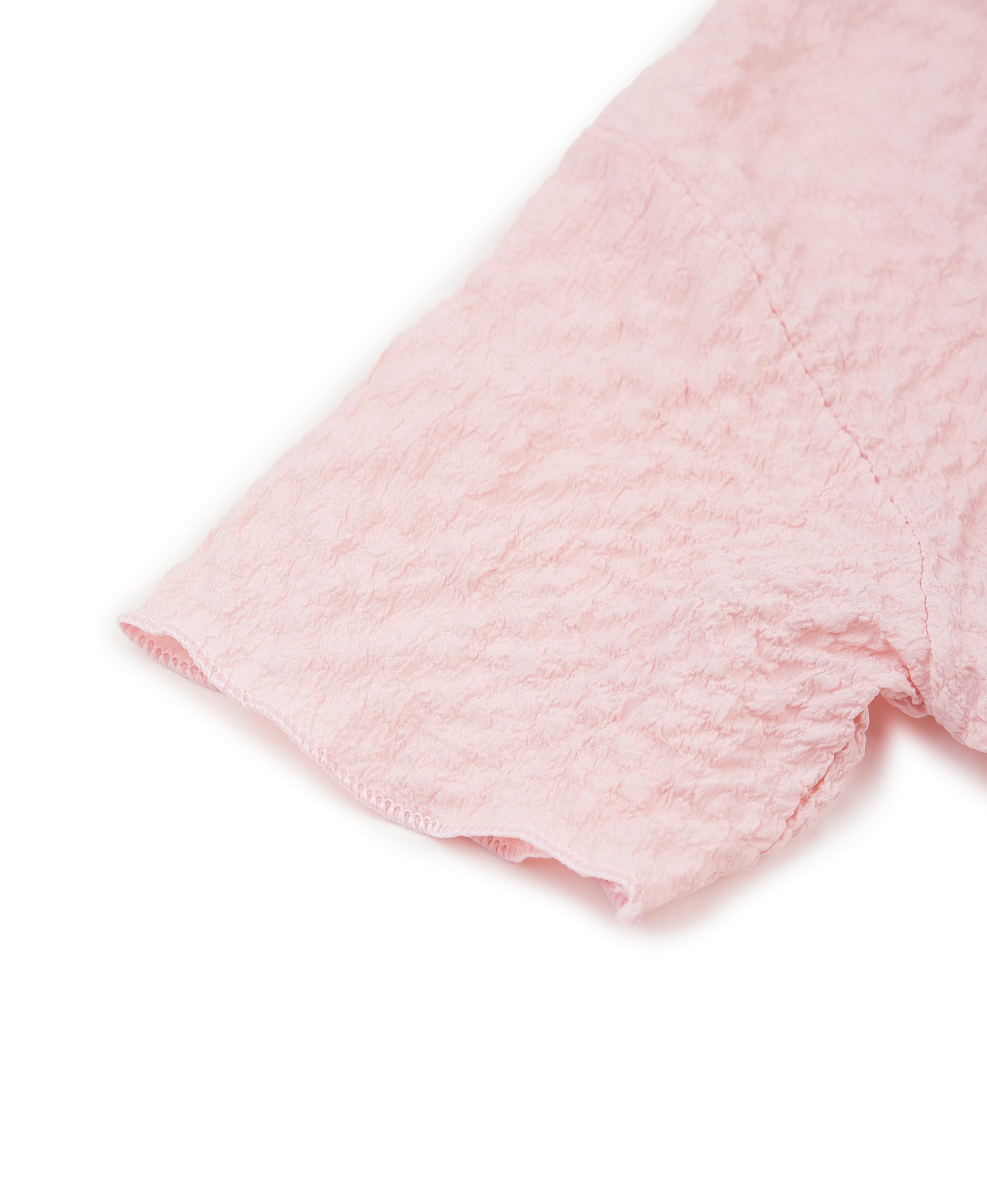 Peach Fancy Textured Top