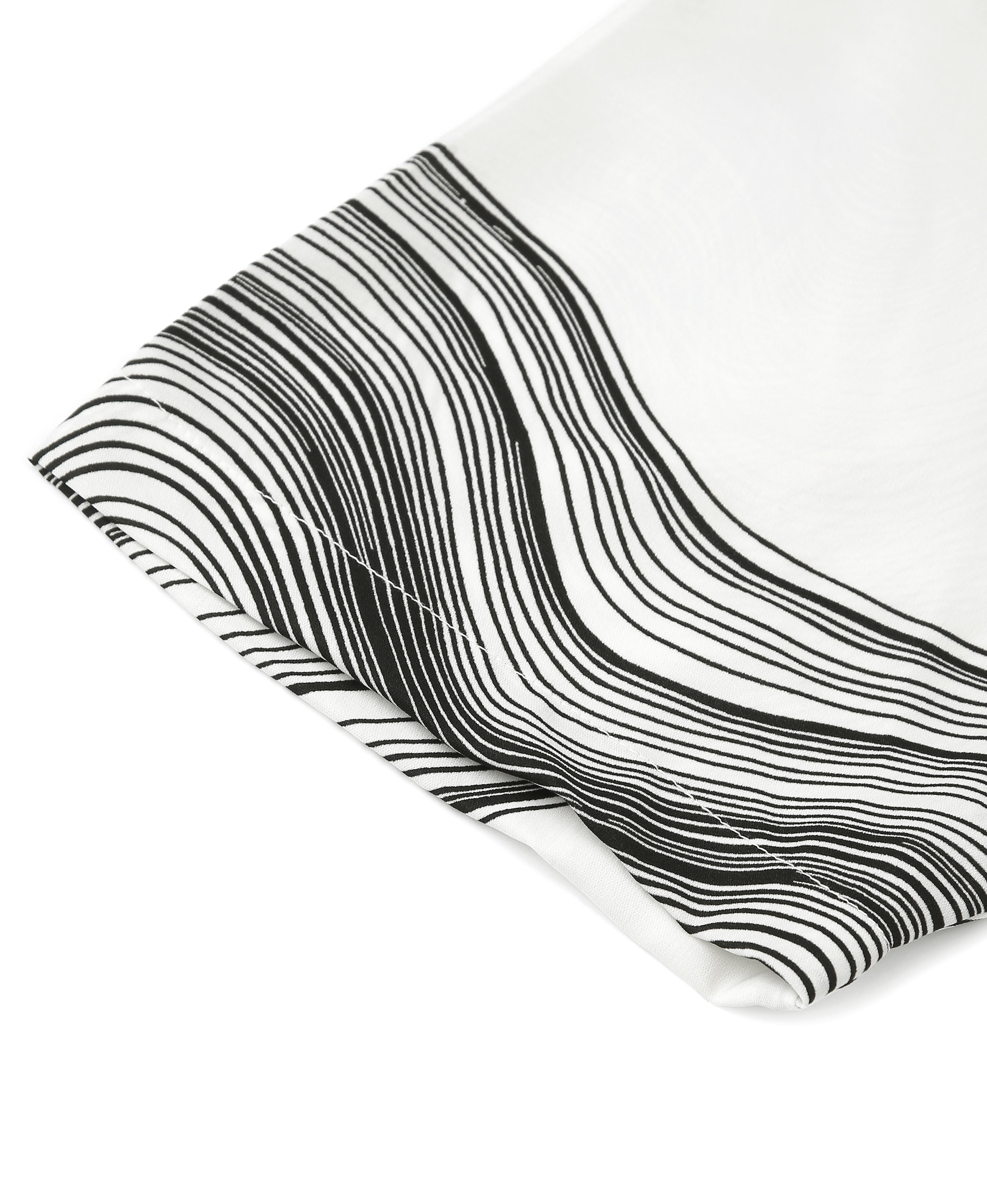 Riviera Wave Printed Cuban Shirt