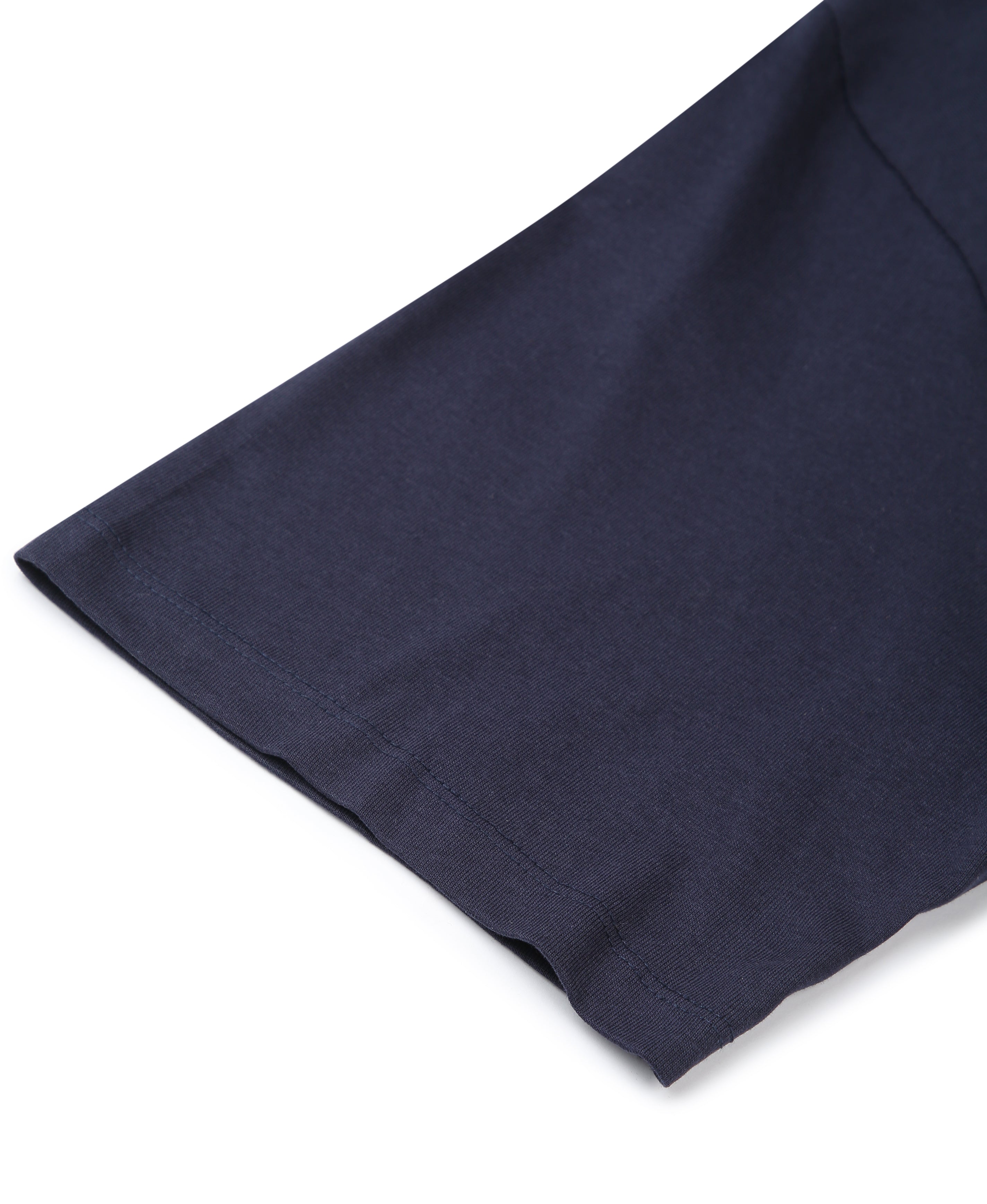 Navy Emblem Oversized Tee