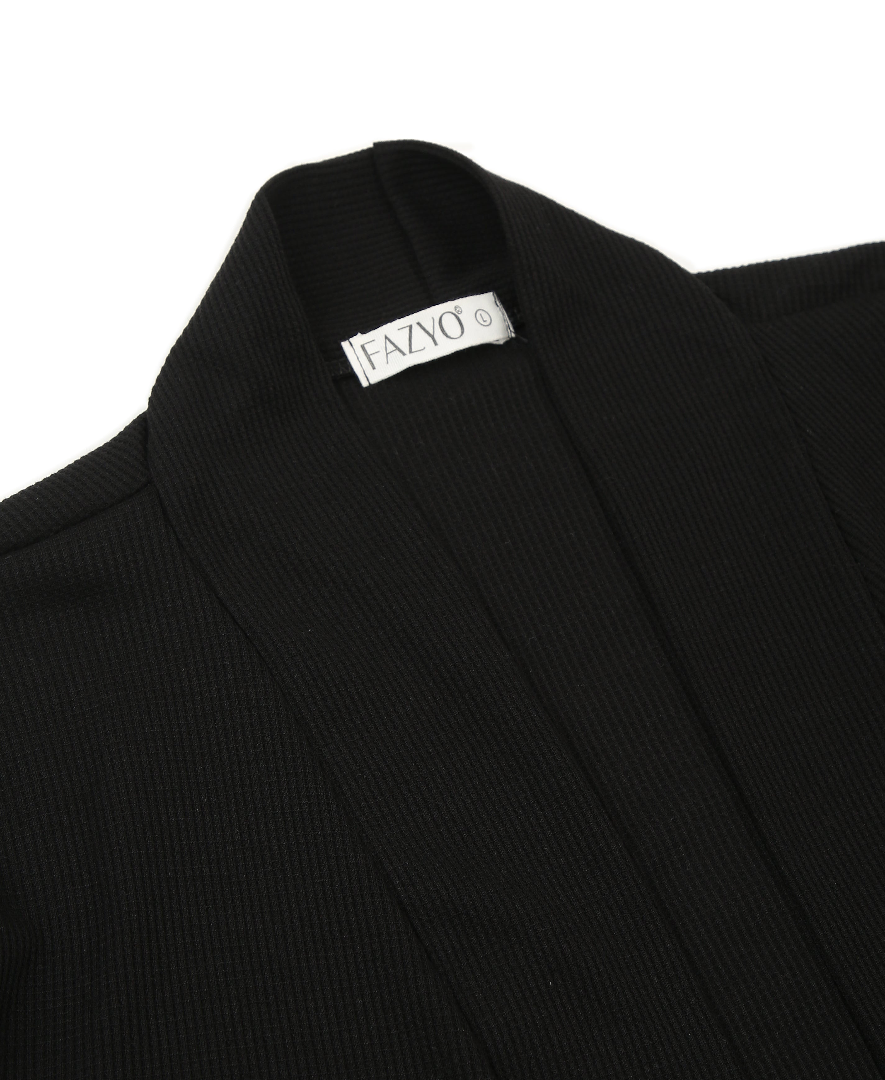 Noir Waffle Shrug