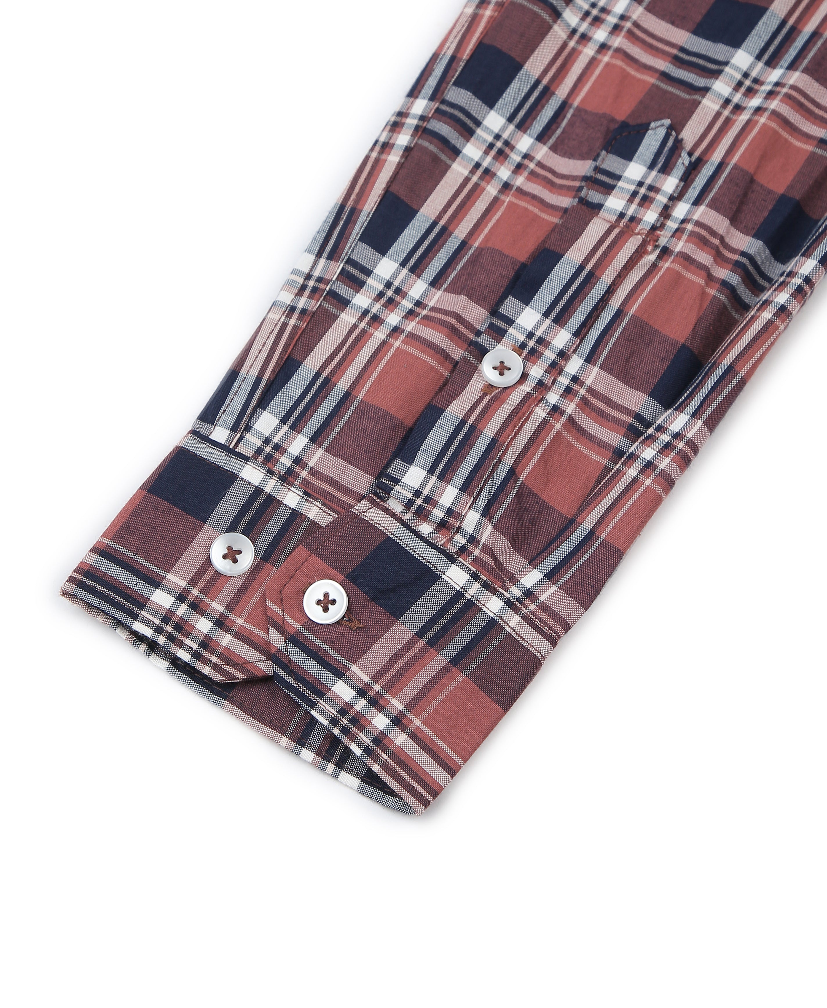 Copper Check Tailored Shirt