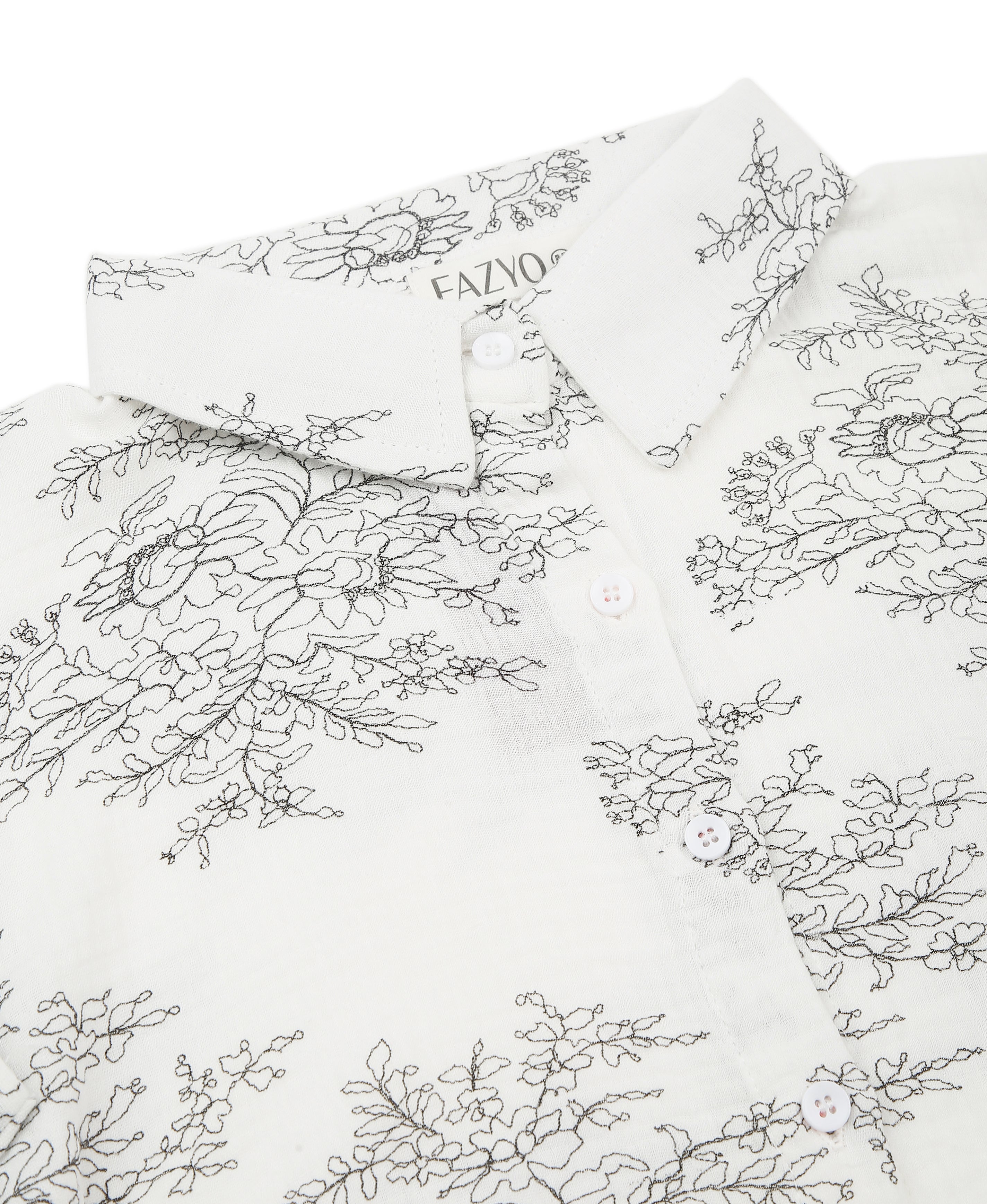 Ivory Double Cloth Top