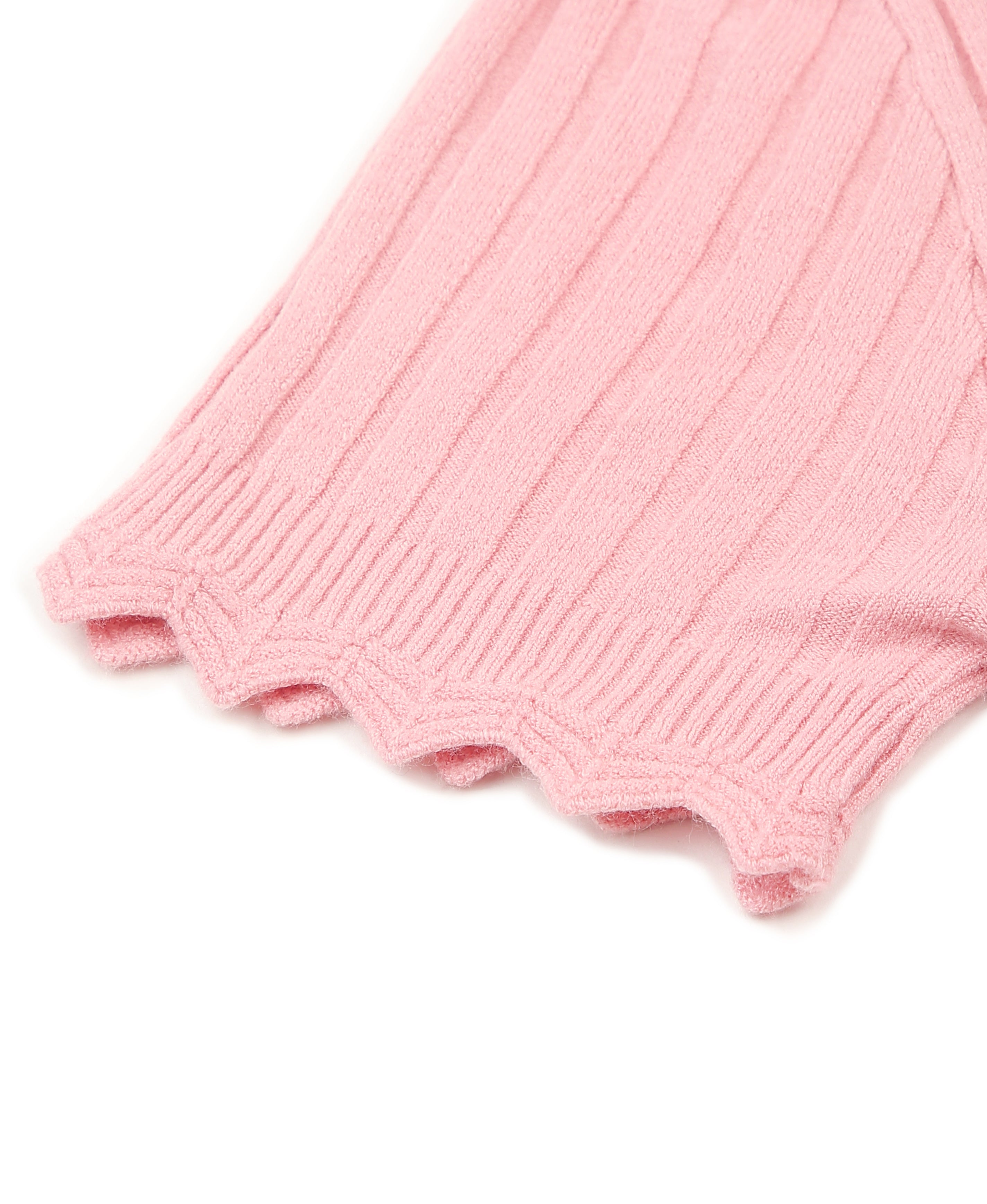 Blush Crochet Round Neck Top