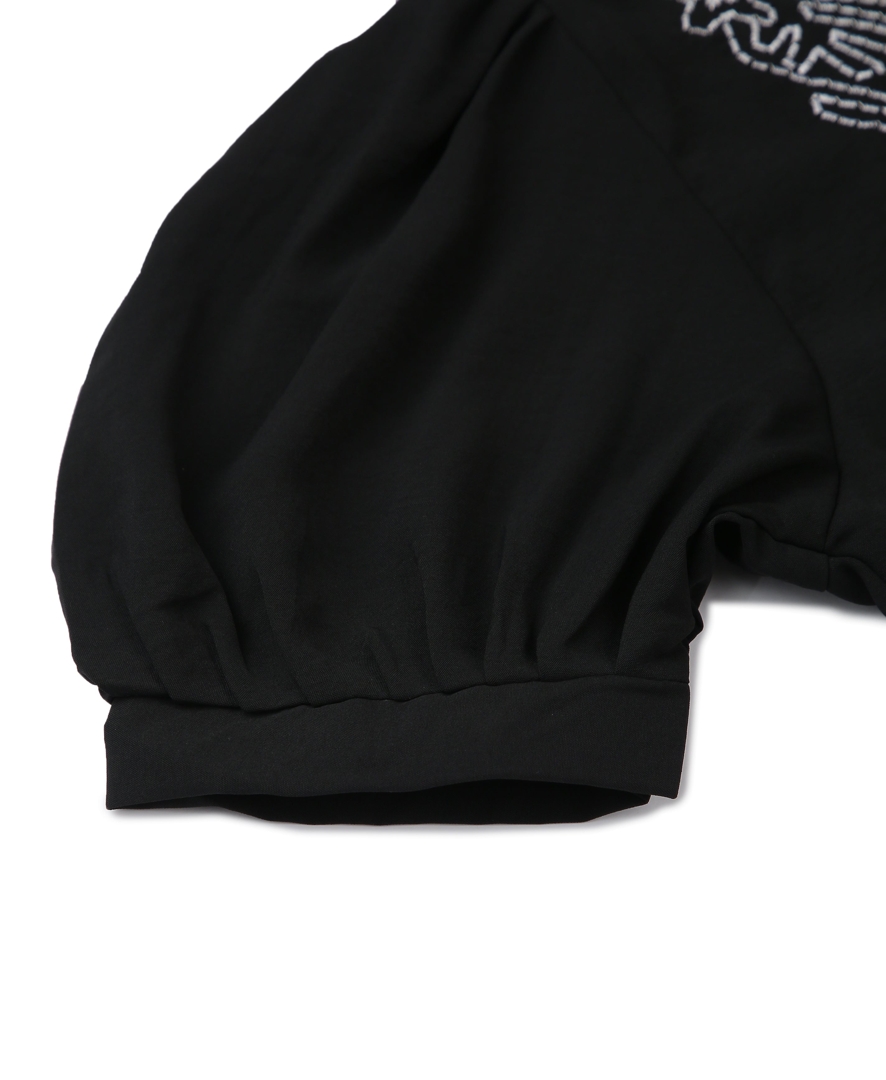 Noir Embroidered Poly-Cotton Dress