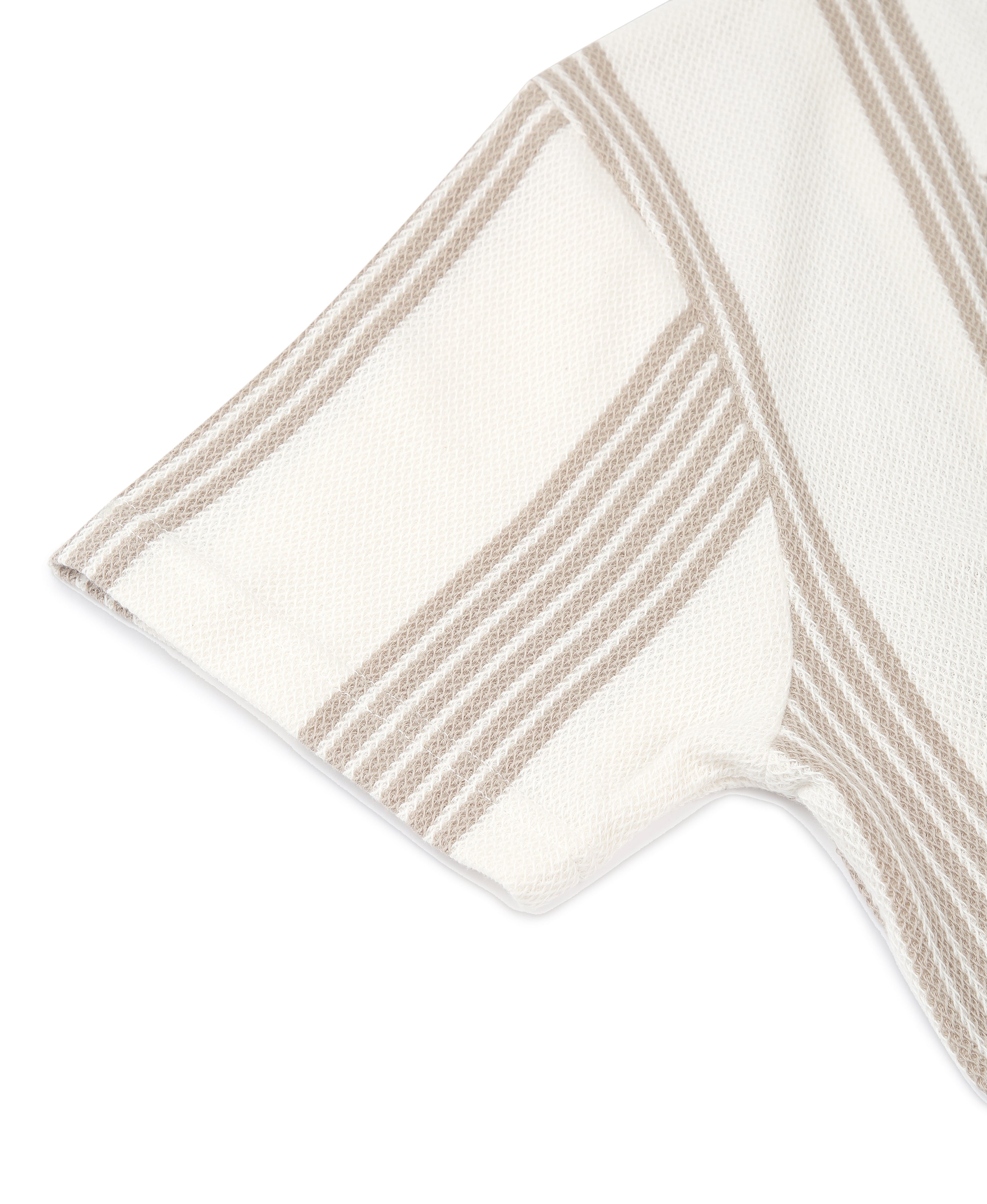 Khaki Stripe Regular Shirt