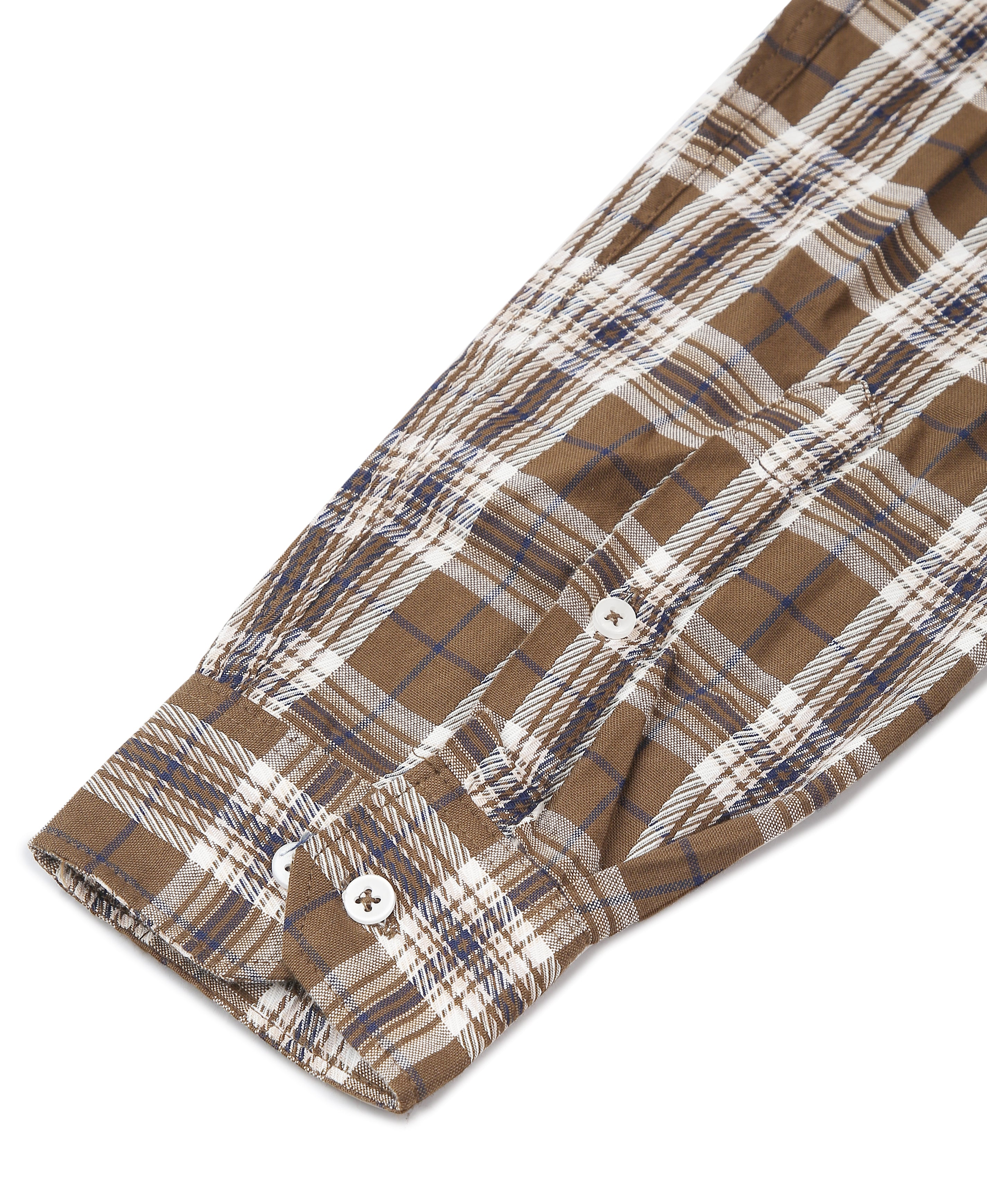 Olive Check Tailored Shirt