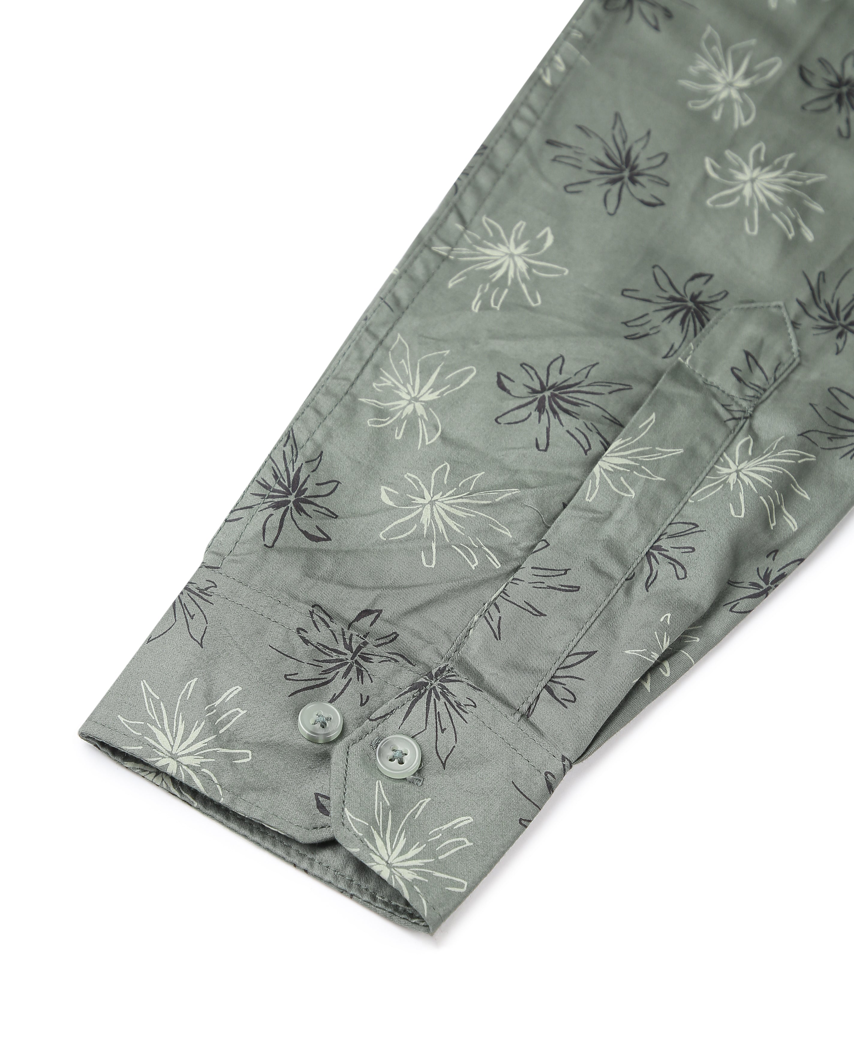 Forest Print Slim Shirt