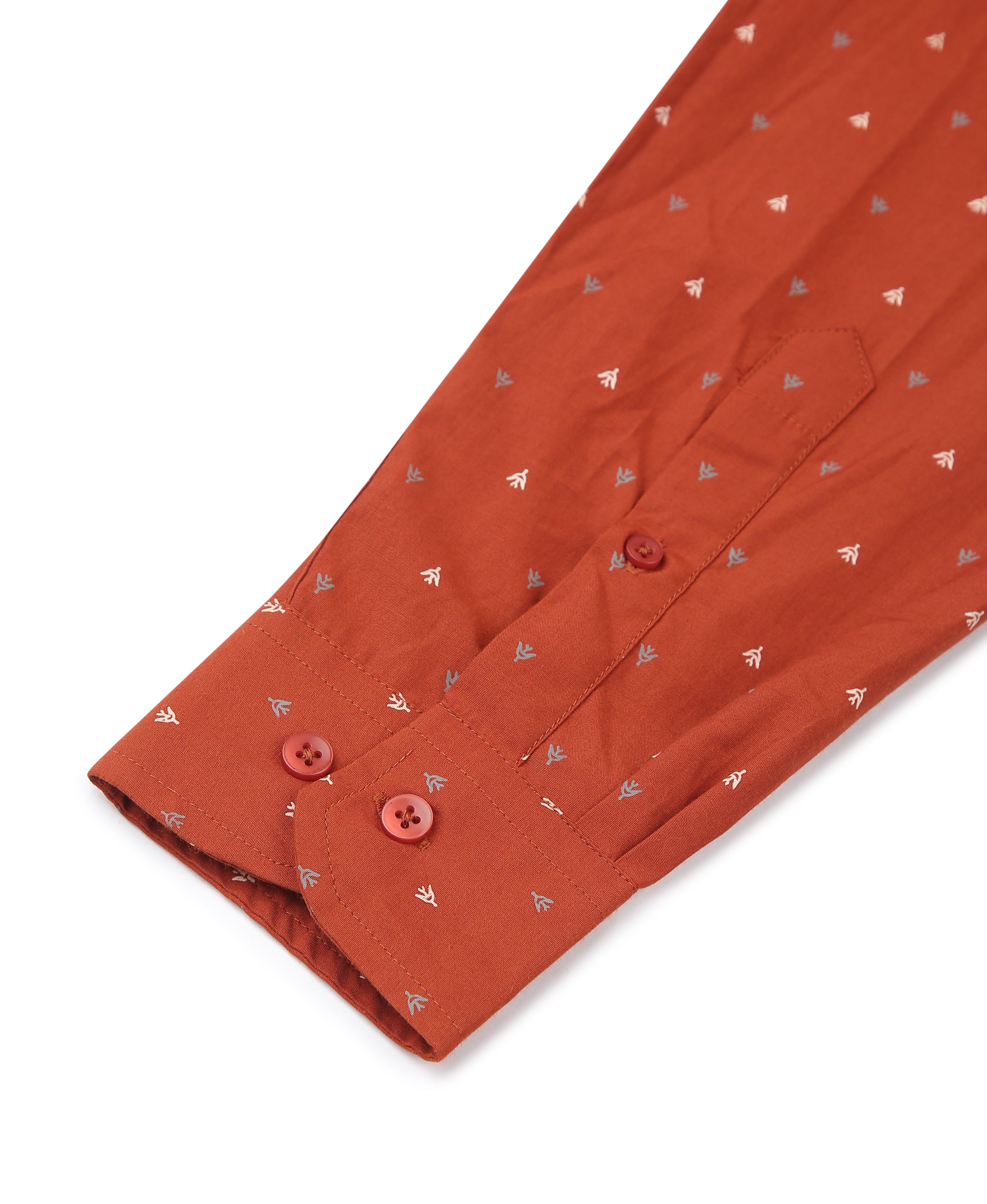 Copper Print Tailored Shirt