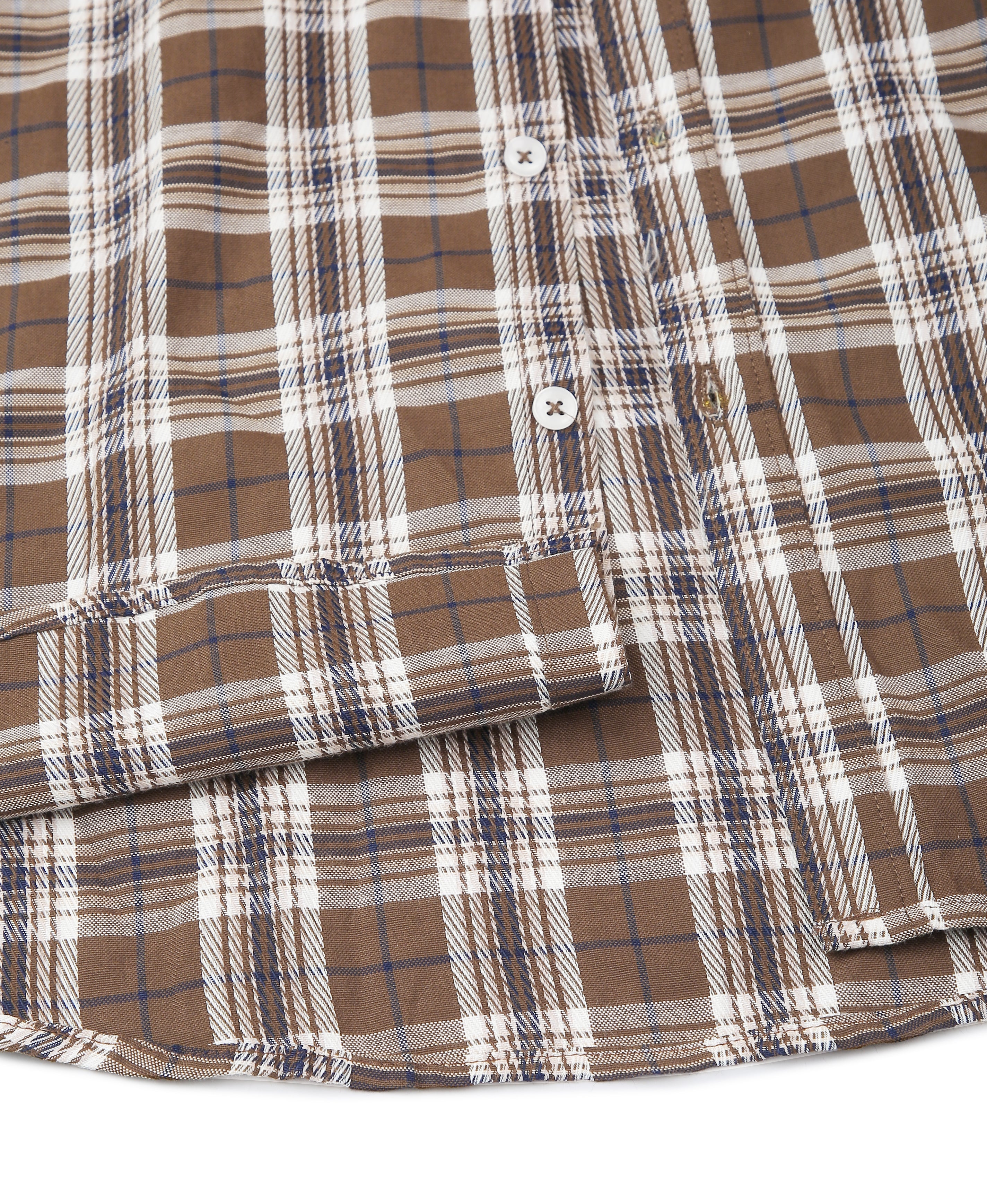 Olive Check Tailored Shirt