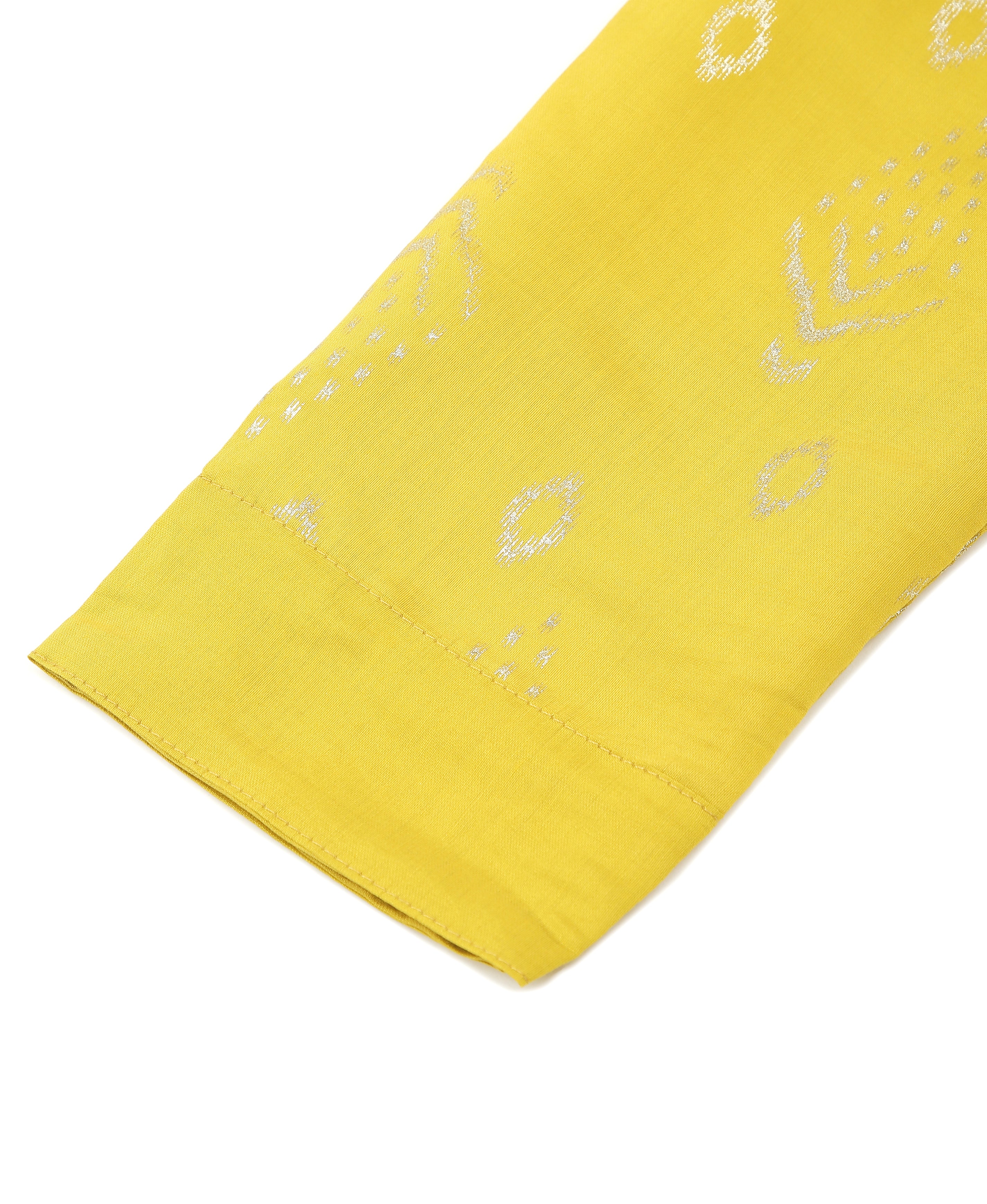 Mustard Glow Silk Kurti