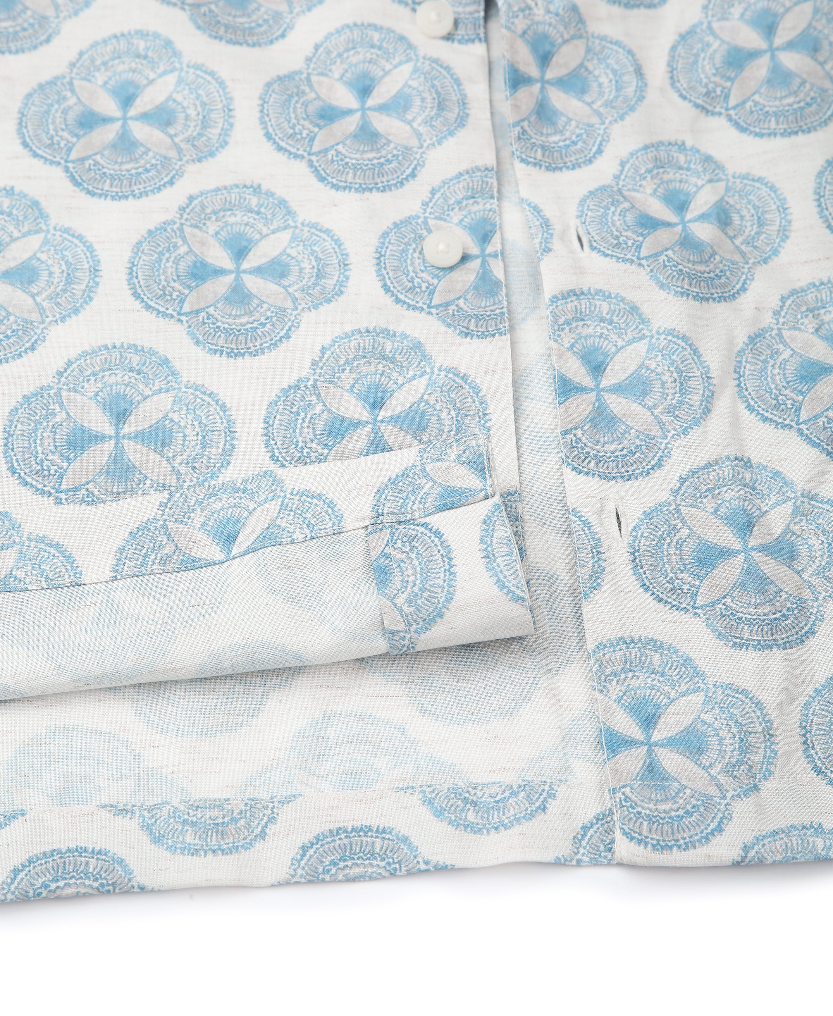 Horizon Print Cuban Shirt