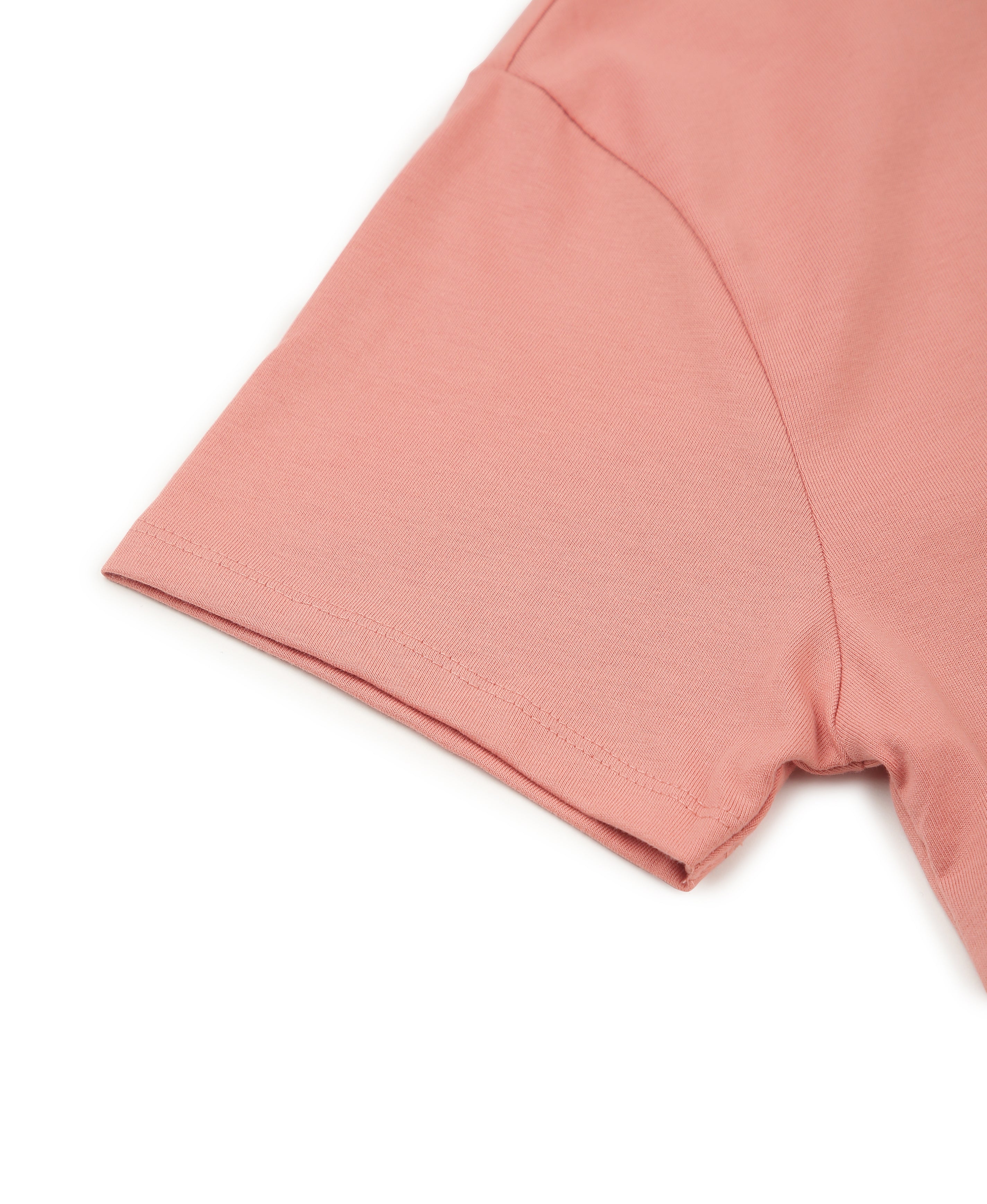 Peach Cotton Tee