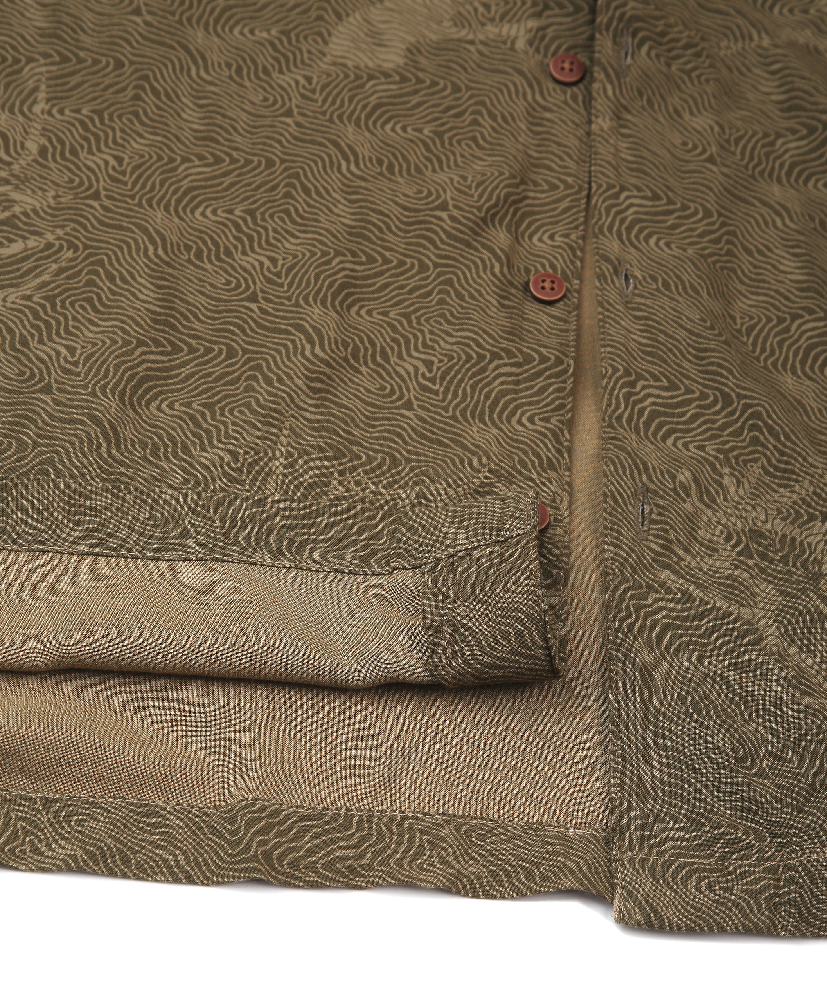 Cocoa Print Regular Shirt