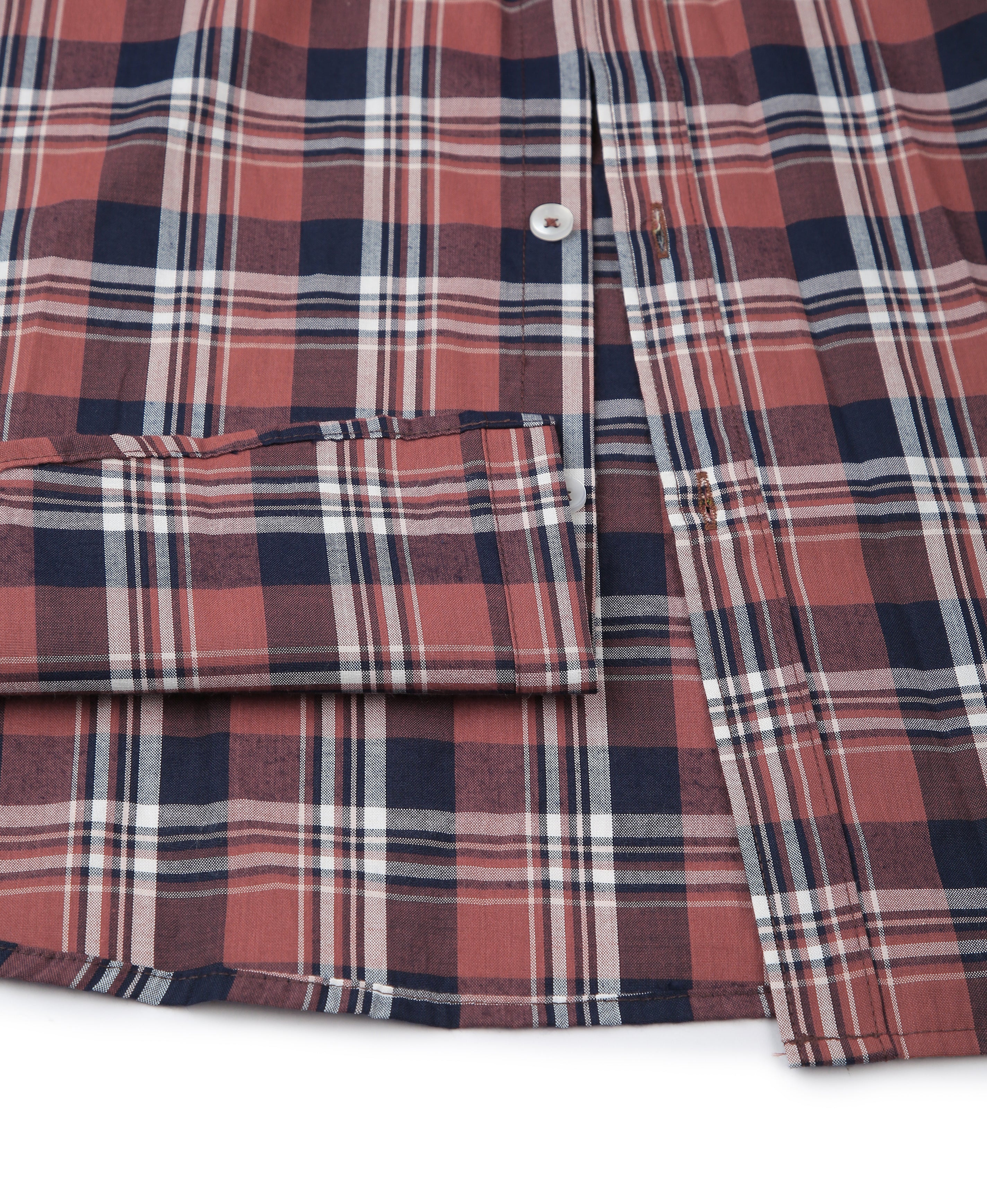 Copper Check Tailored Shirt
