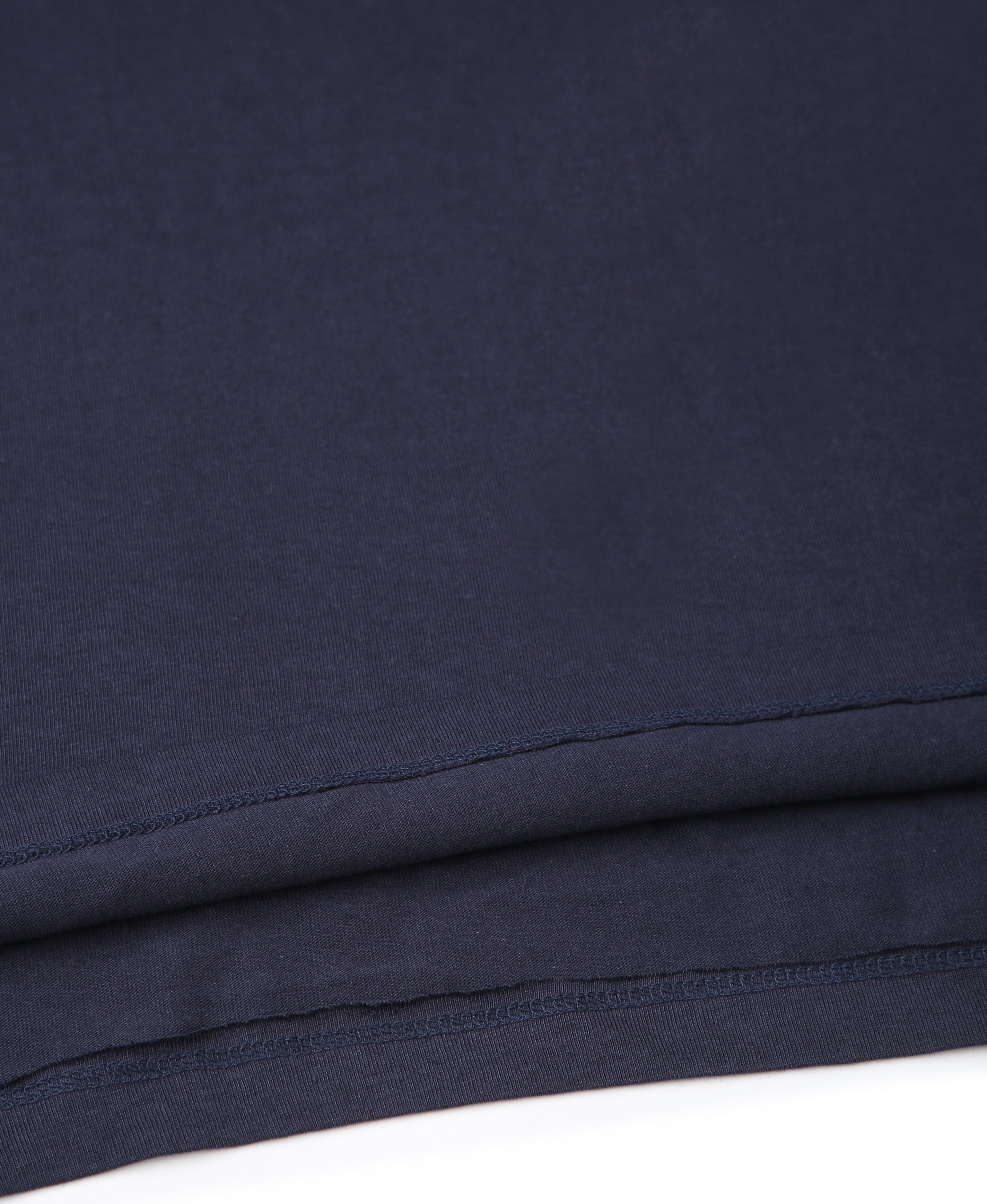 Navy Emblem Oversized Tee