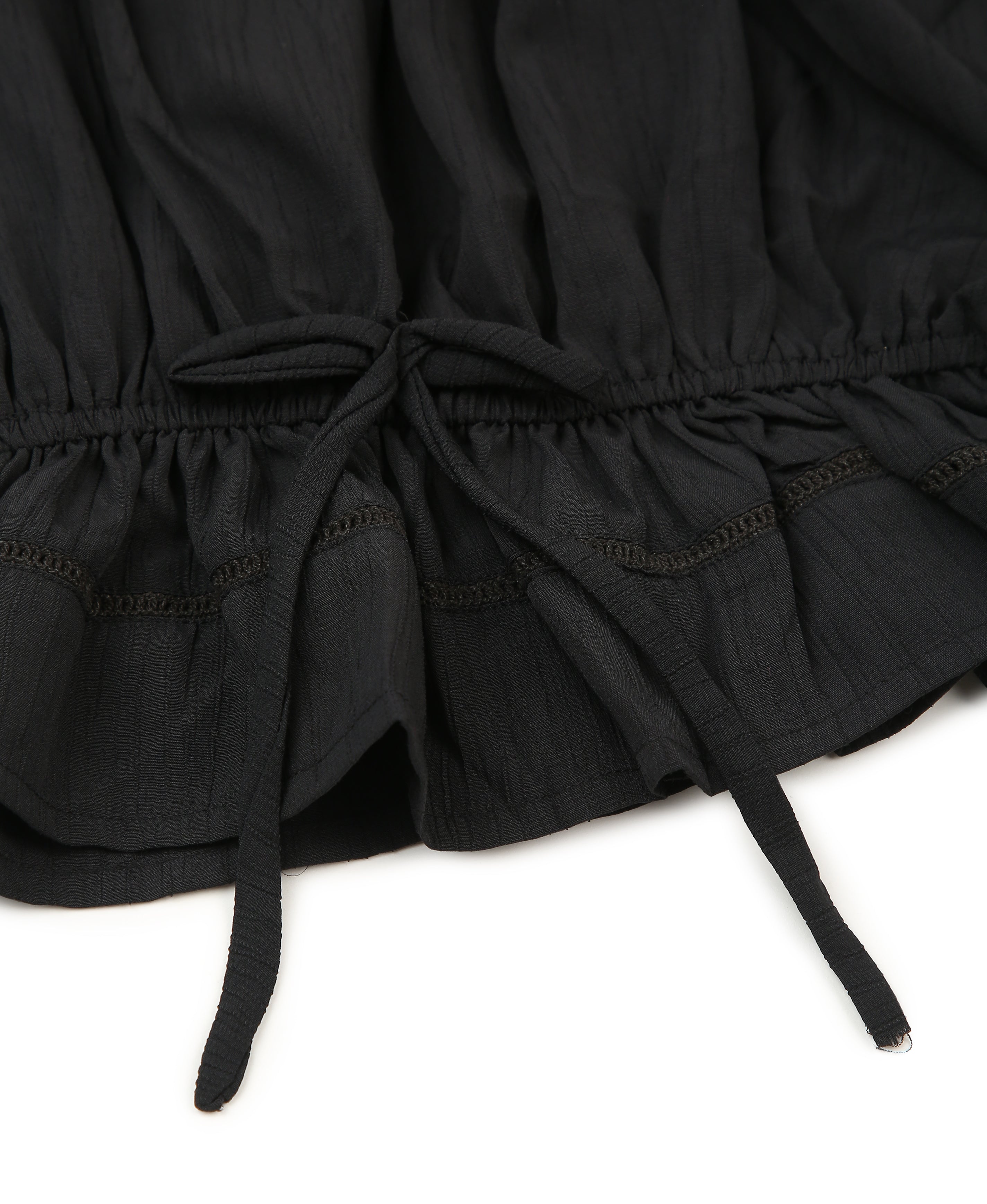Noir Poly Crop Top