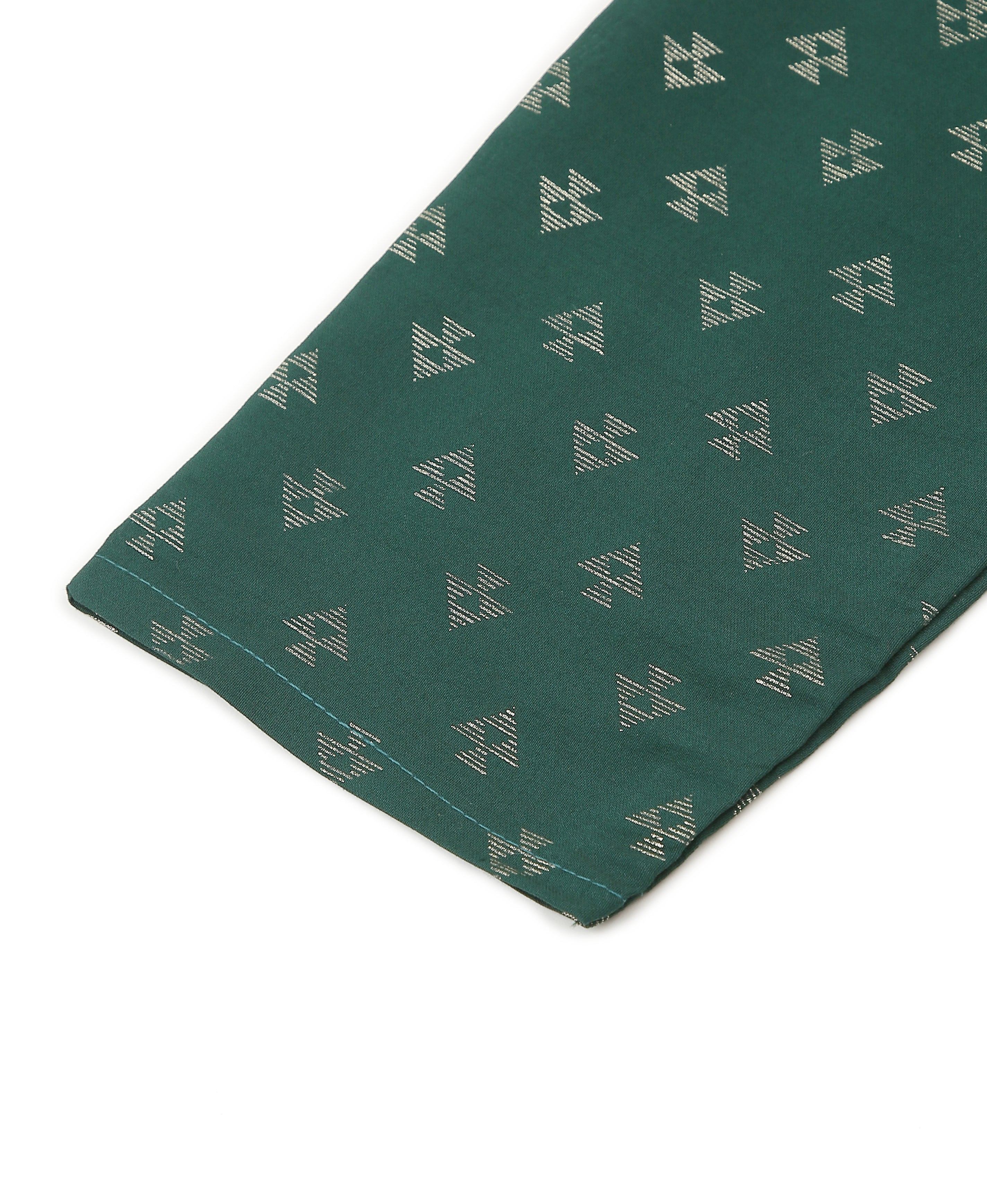 Forest Glow Silk Kurtii