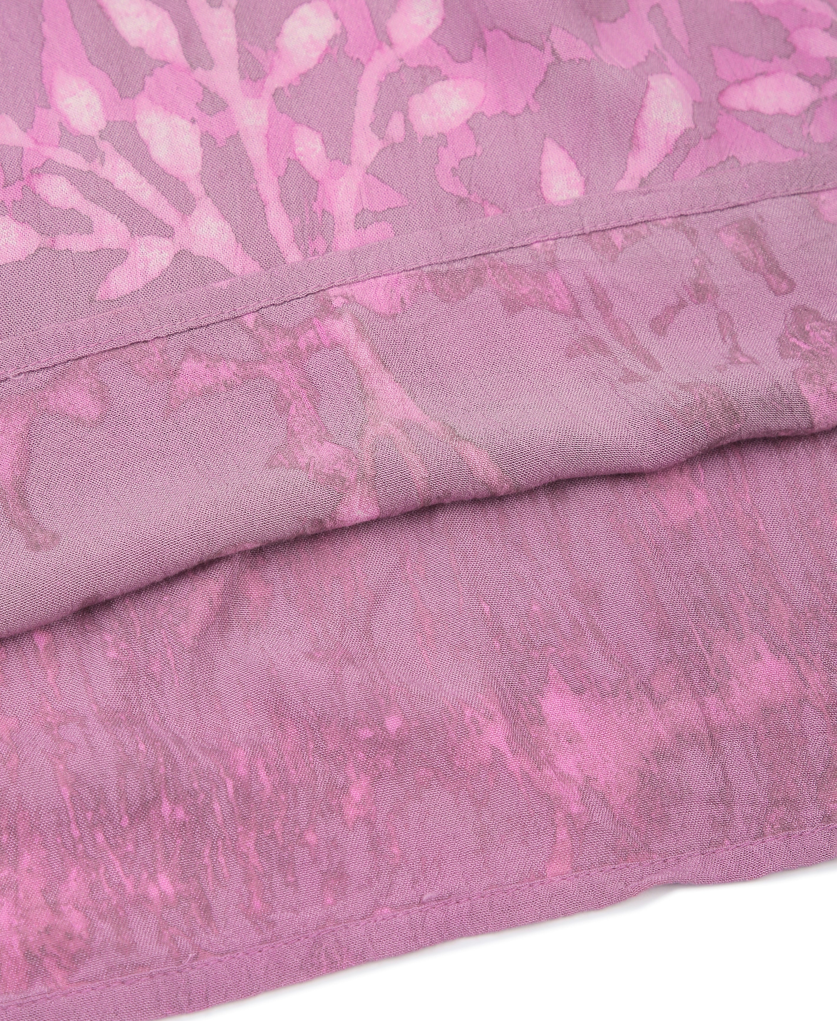 Dusty Bloom Rayon Flared Dress