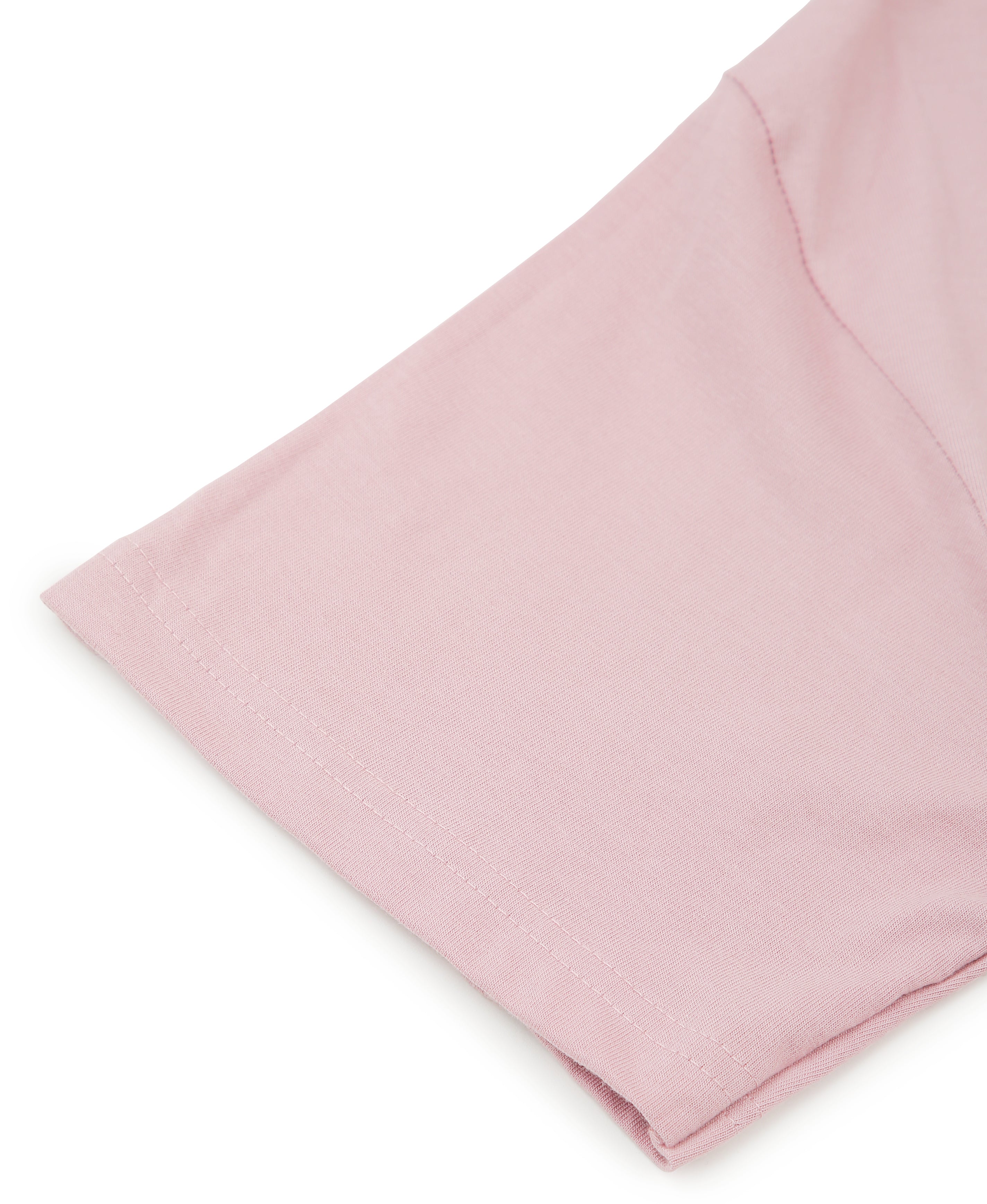 Peach Jersey Oversized Tee