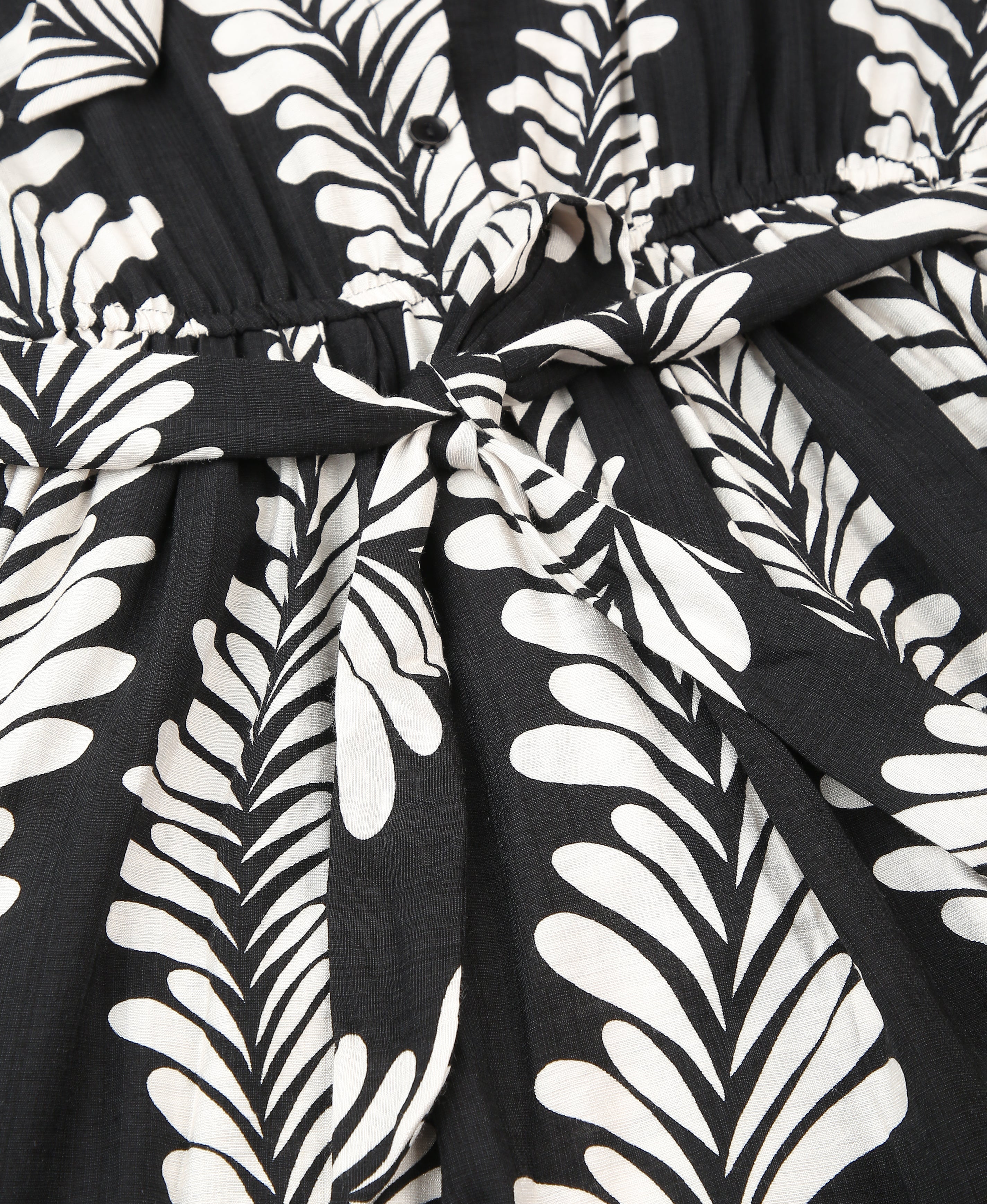 Noir Fancy Flare V-Neck Dress