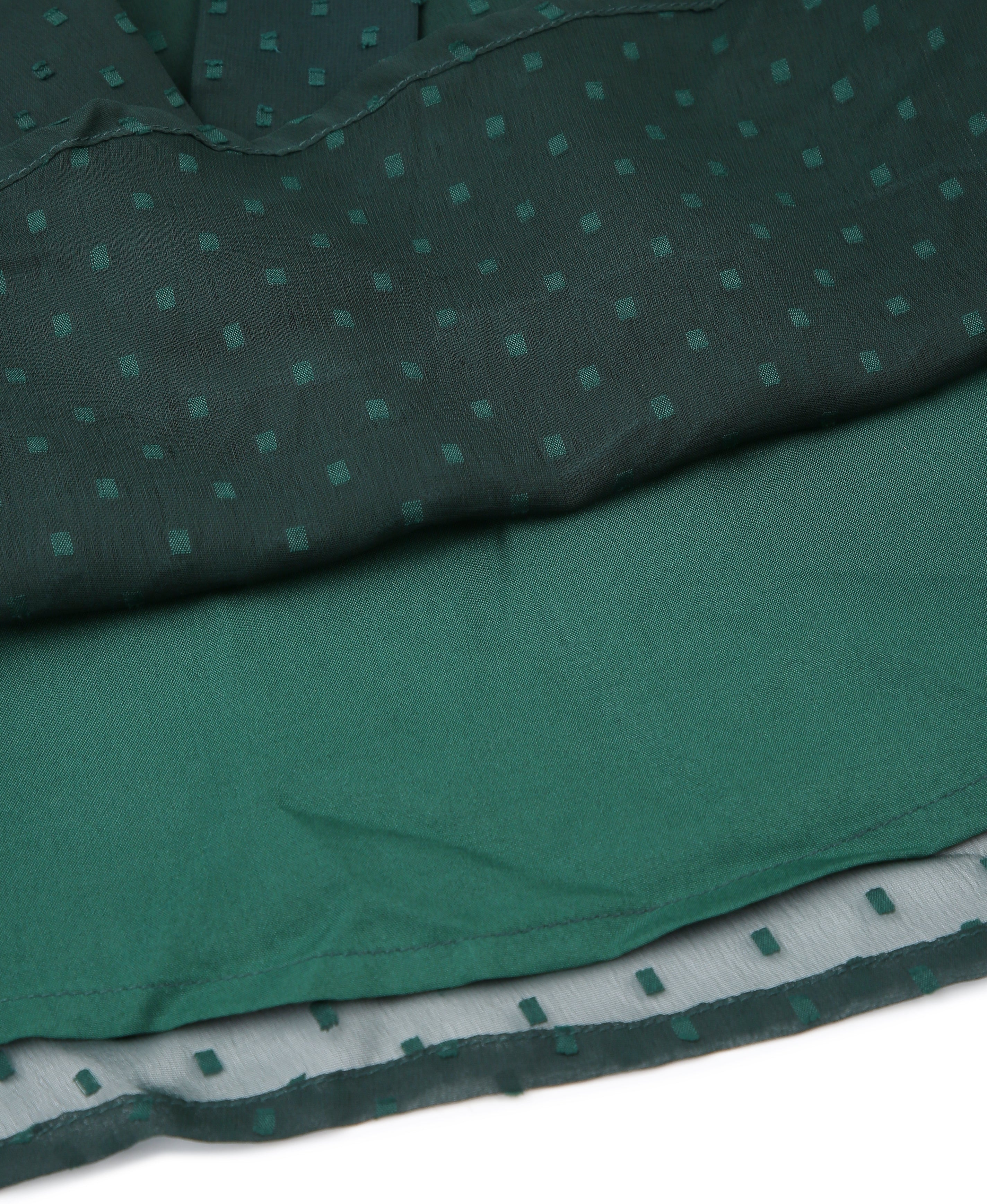 Emerald Layers Short Dress