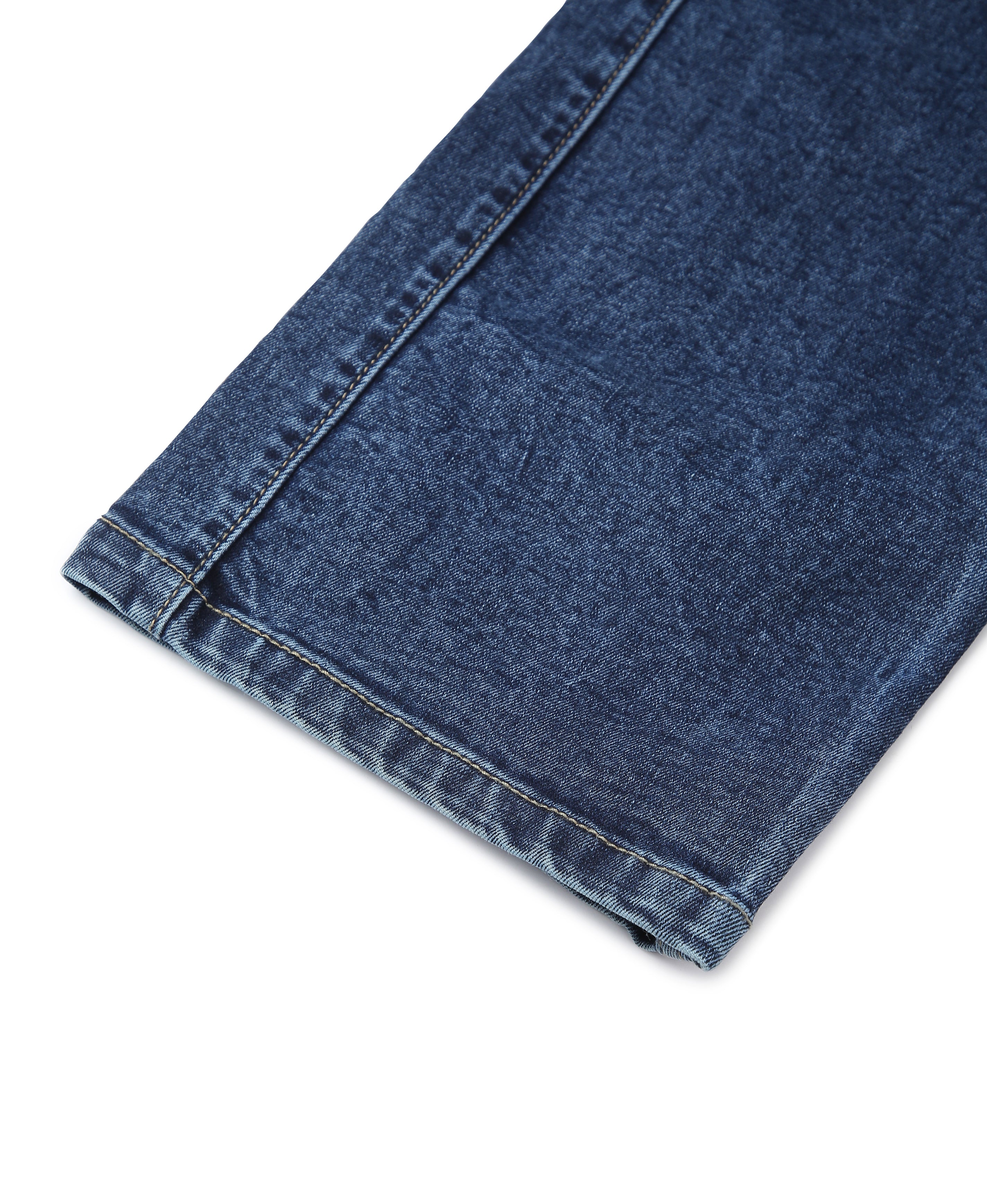 Navy Line 6-Pocket Denim Cargos