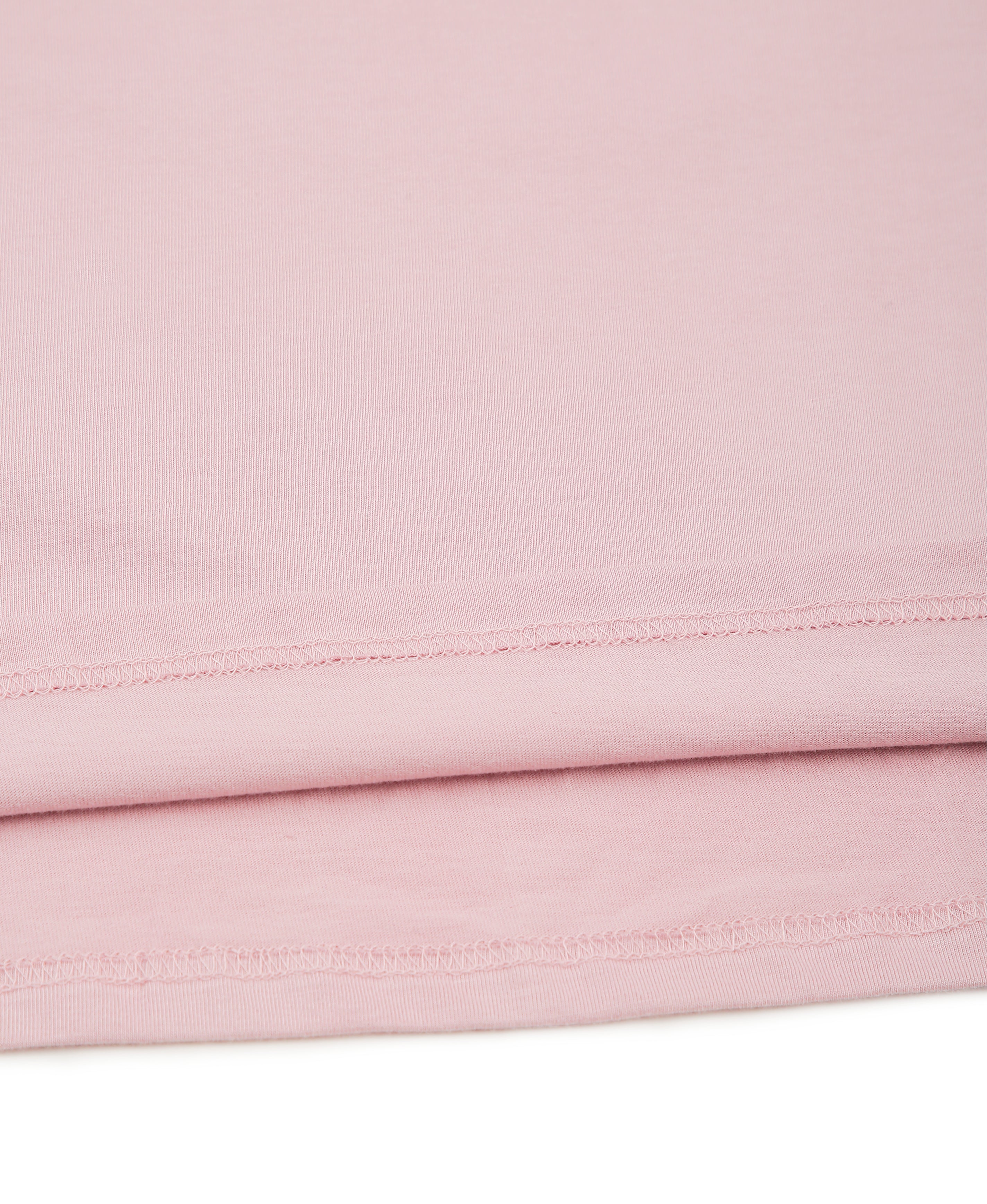 Peach Jersey Oversized Tee