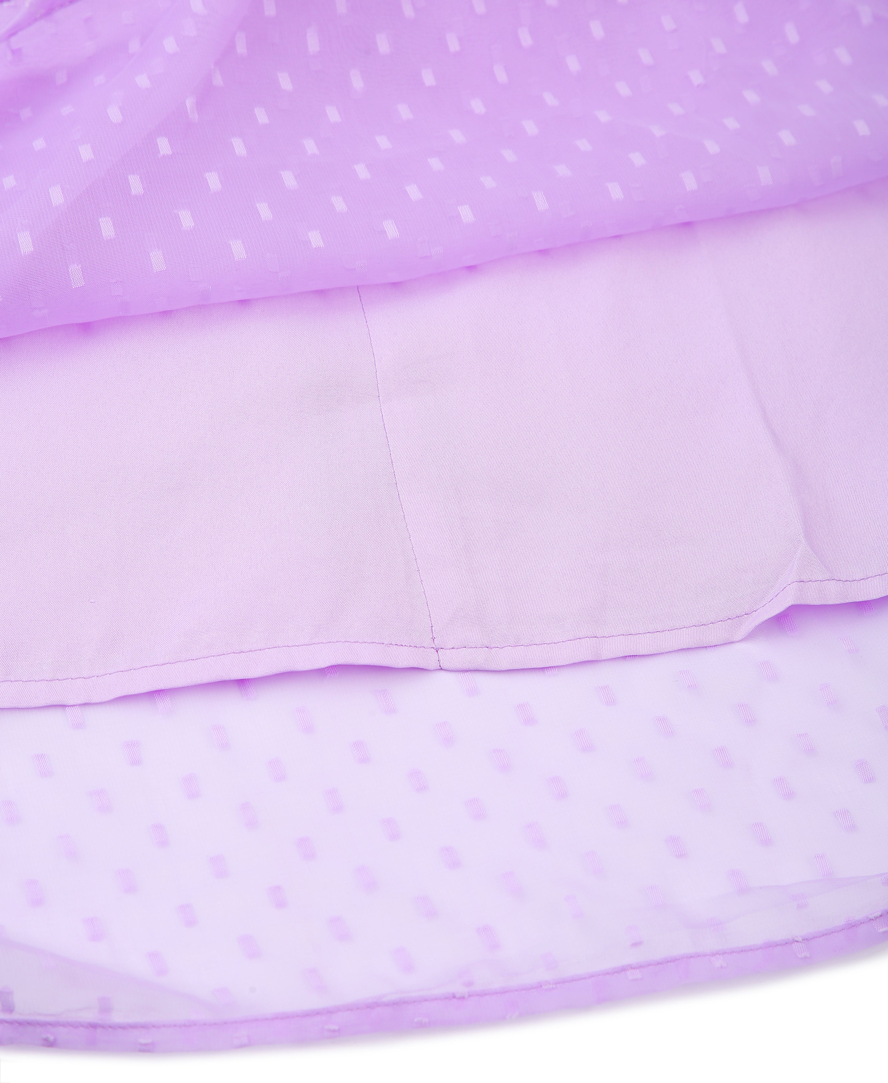 Lilac Layers Short Dress