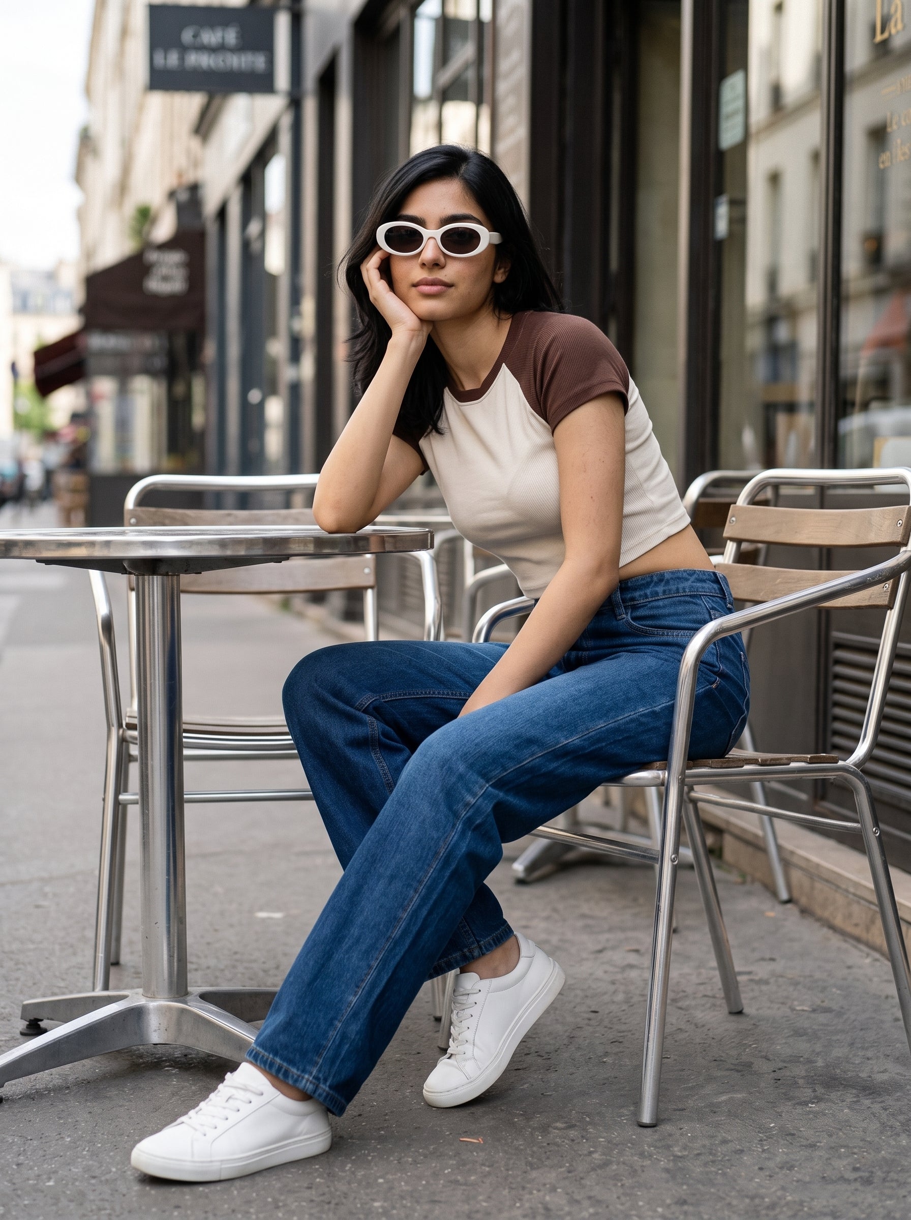 Women's Denim Stone Straight Fit Jeans