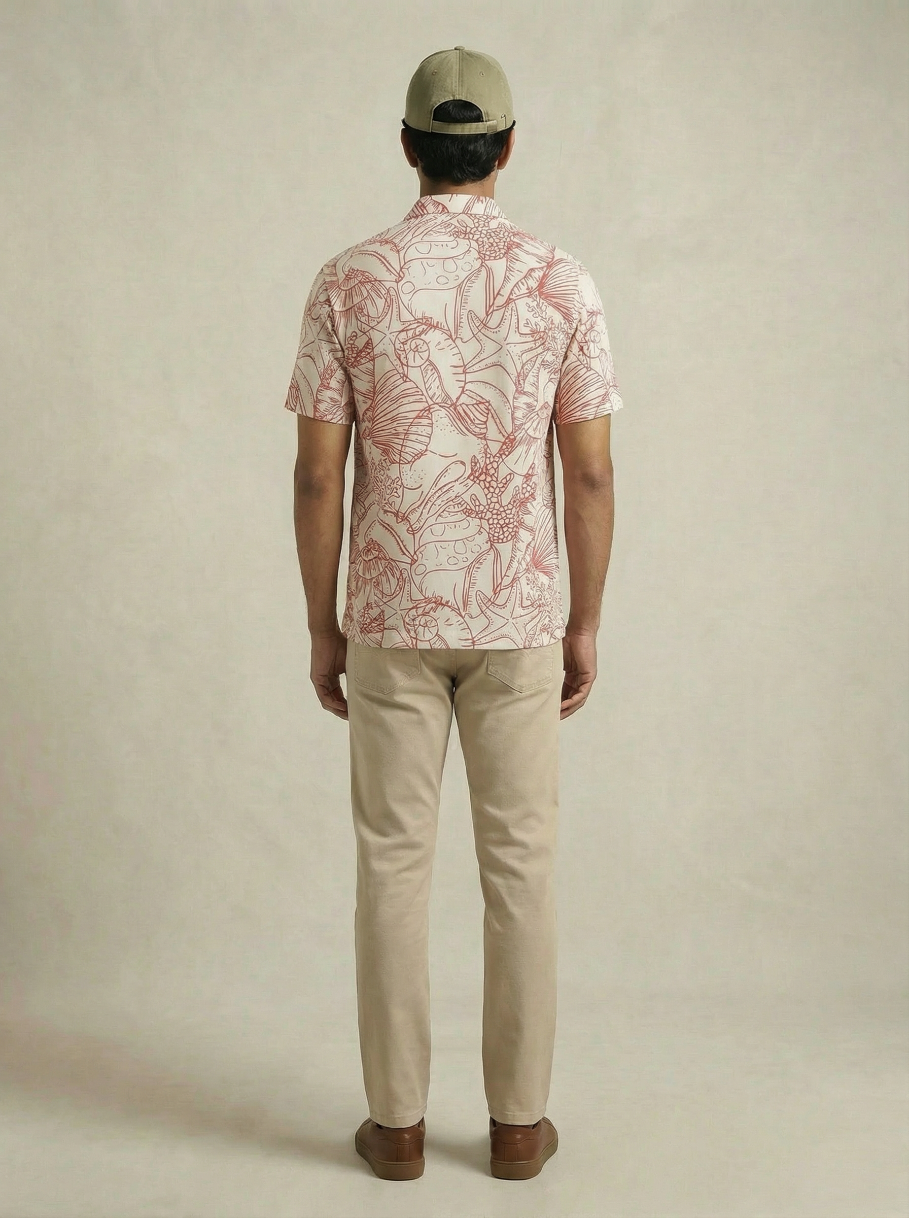 Men’s Printed Knit Regular Fit Shirt