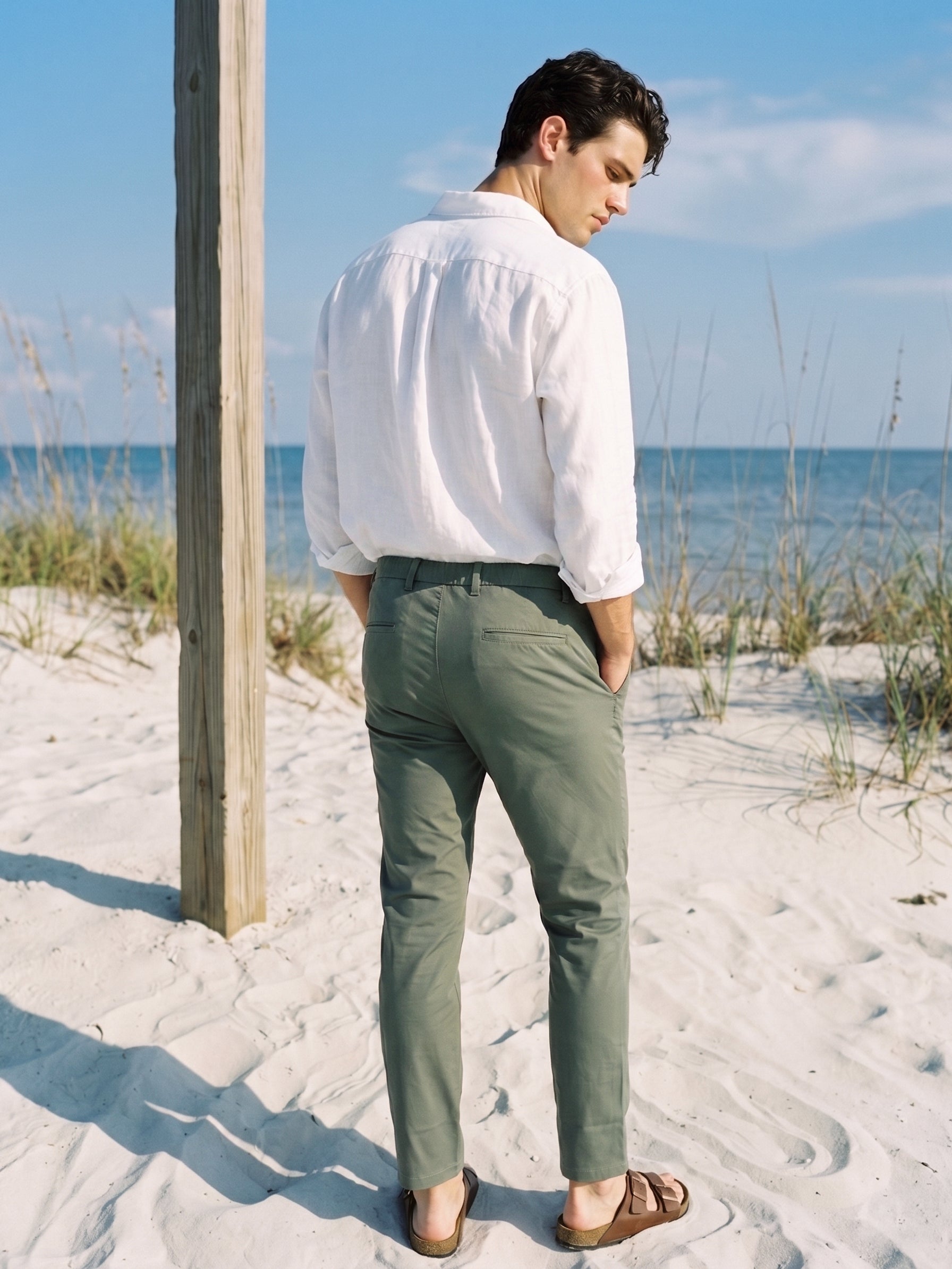 Men's Green 2 Way Jogger