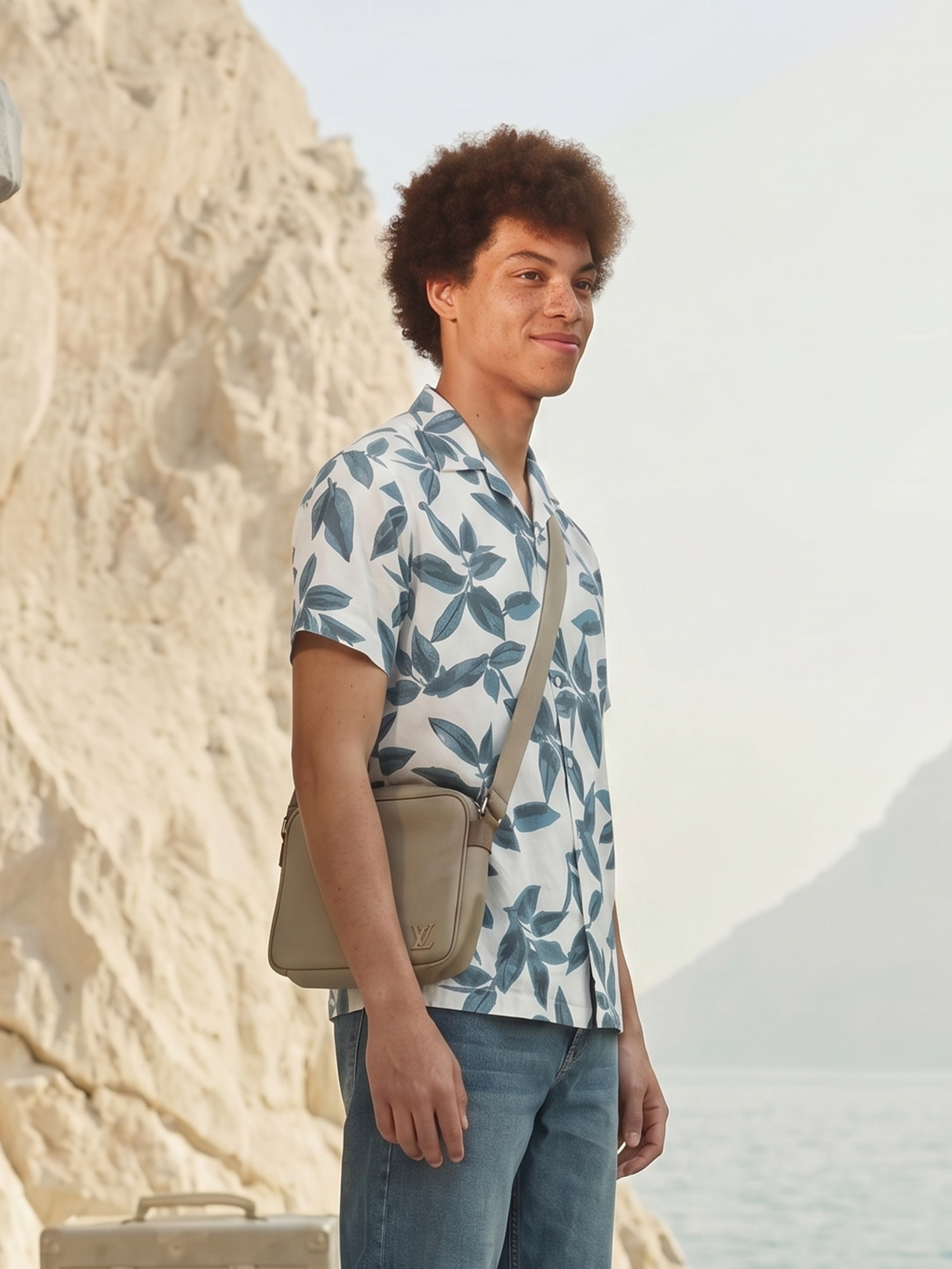 Men's Mango Sky Relaxed Fit Regular Shirt