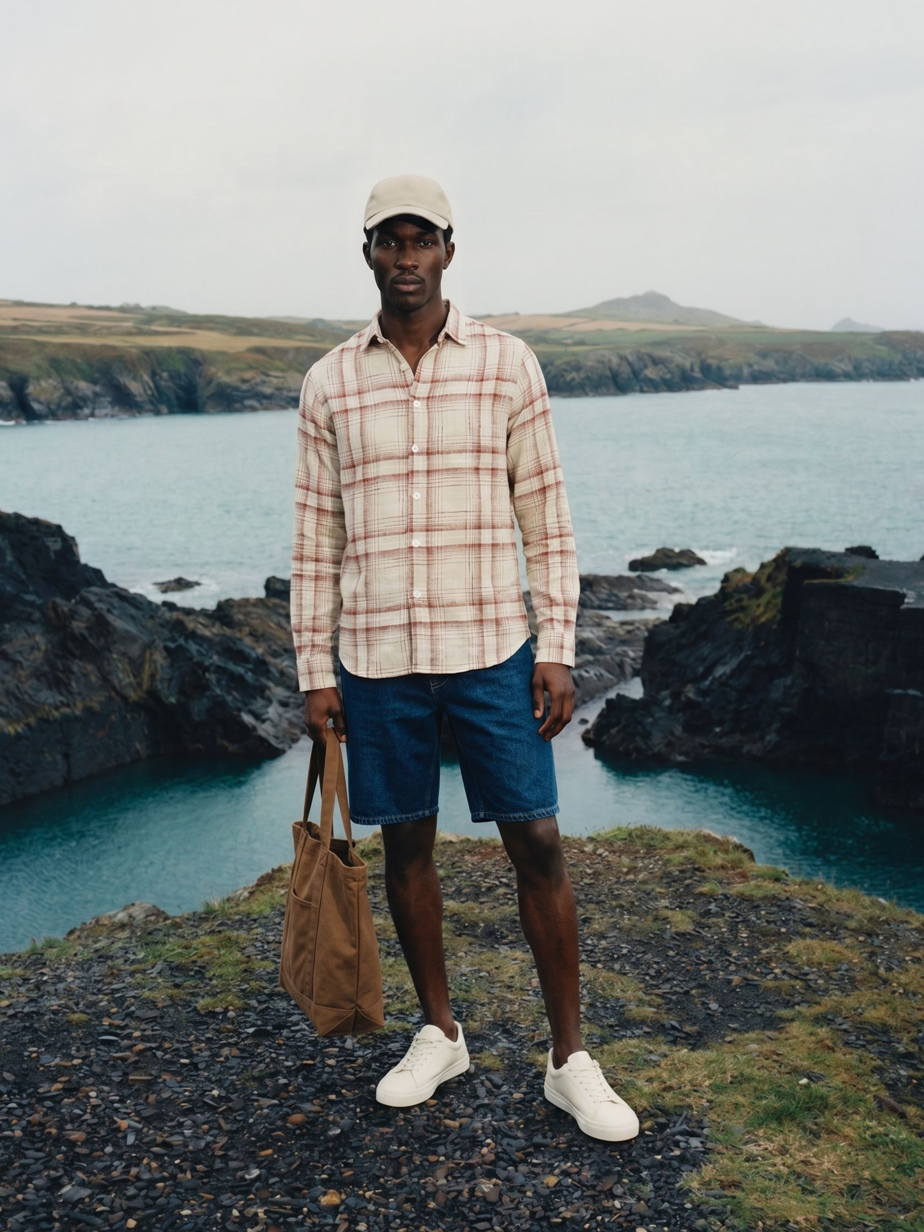 Men's Checks Rust Regular Fit Shirt