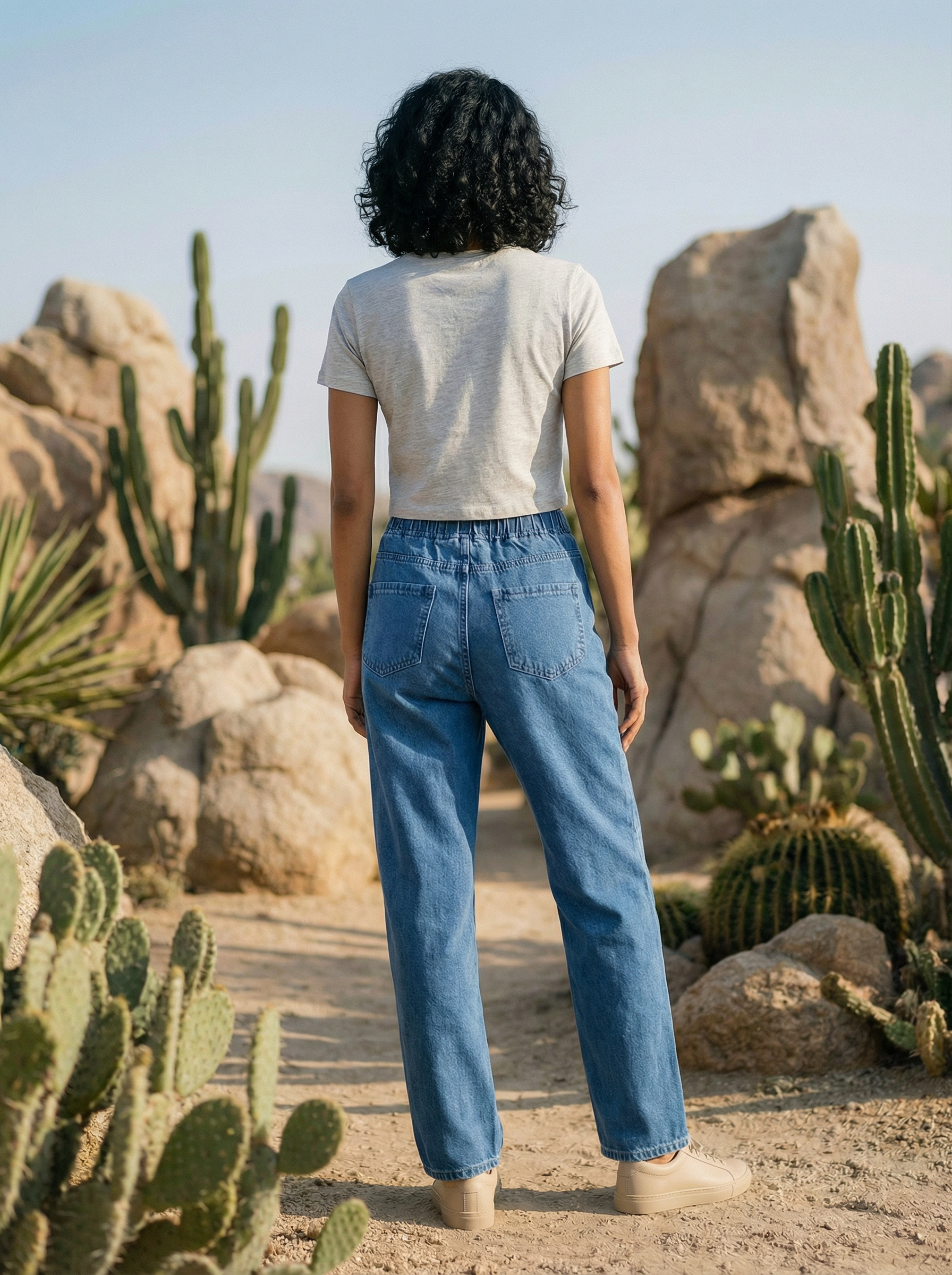 Women’s Stone Straight Fit Denim Jeans