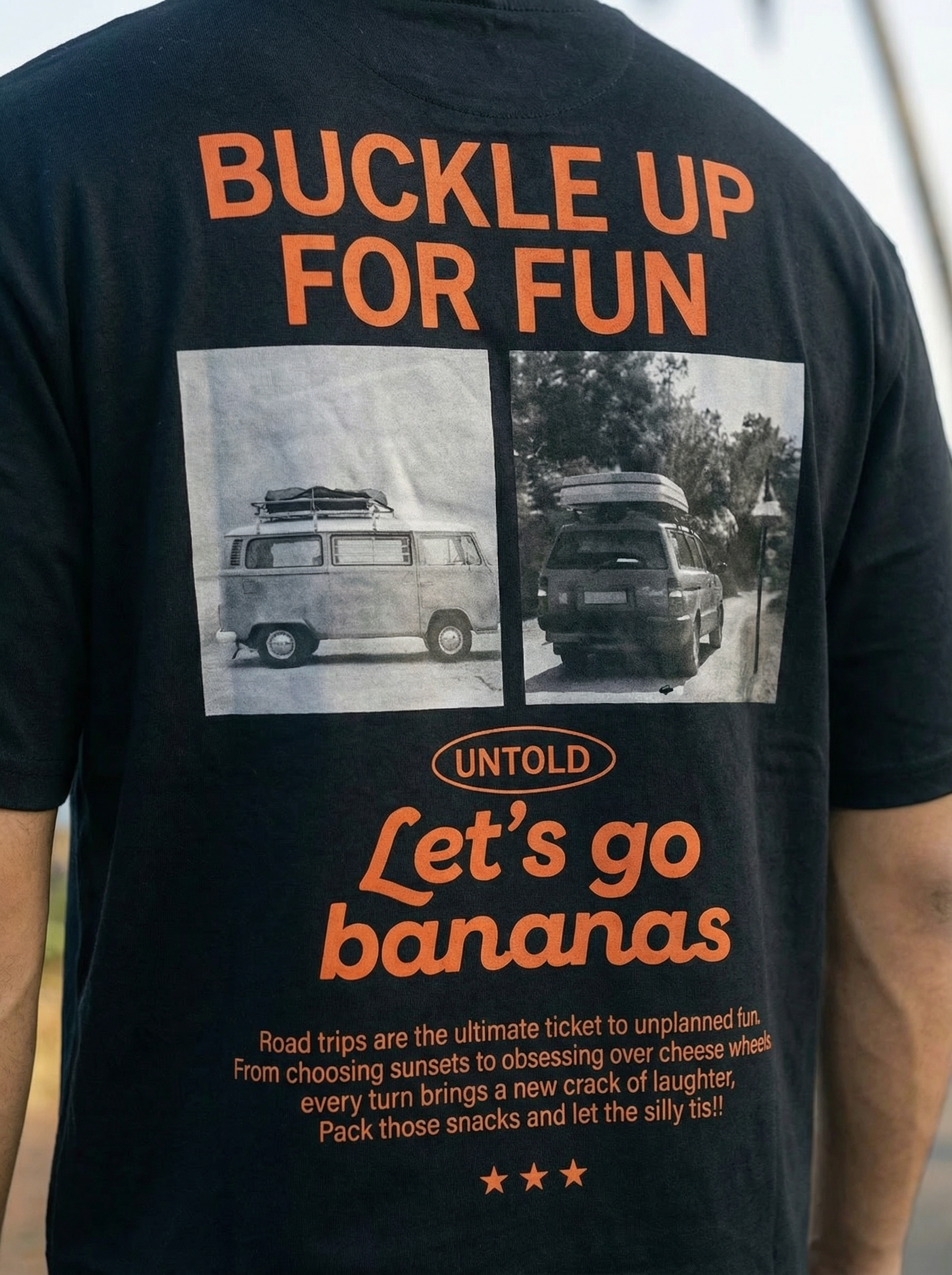 Jet Black French Terry 200 GSM Oversize Fit Round Neck Half Sleeve T-Shirt