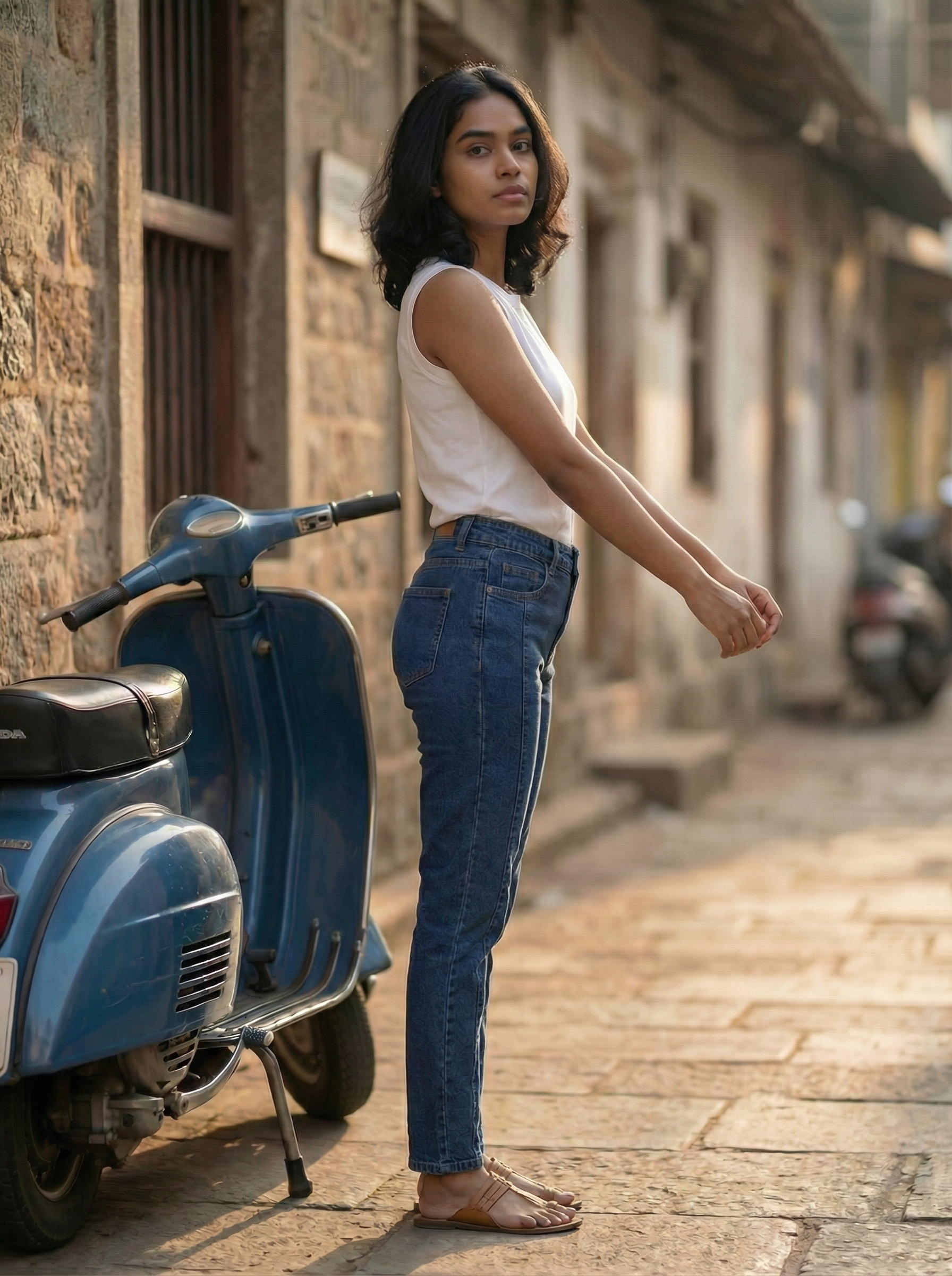 Plain Skinny Jeans for Women