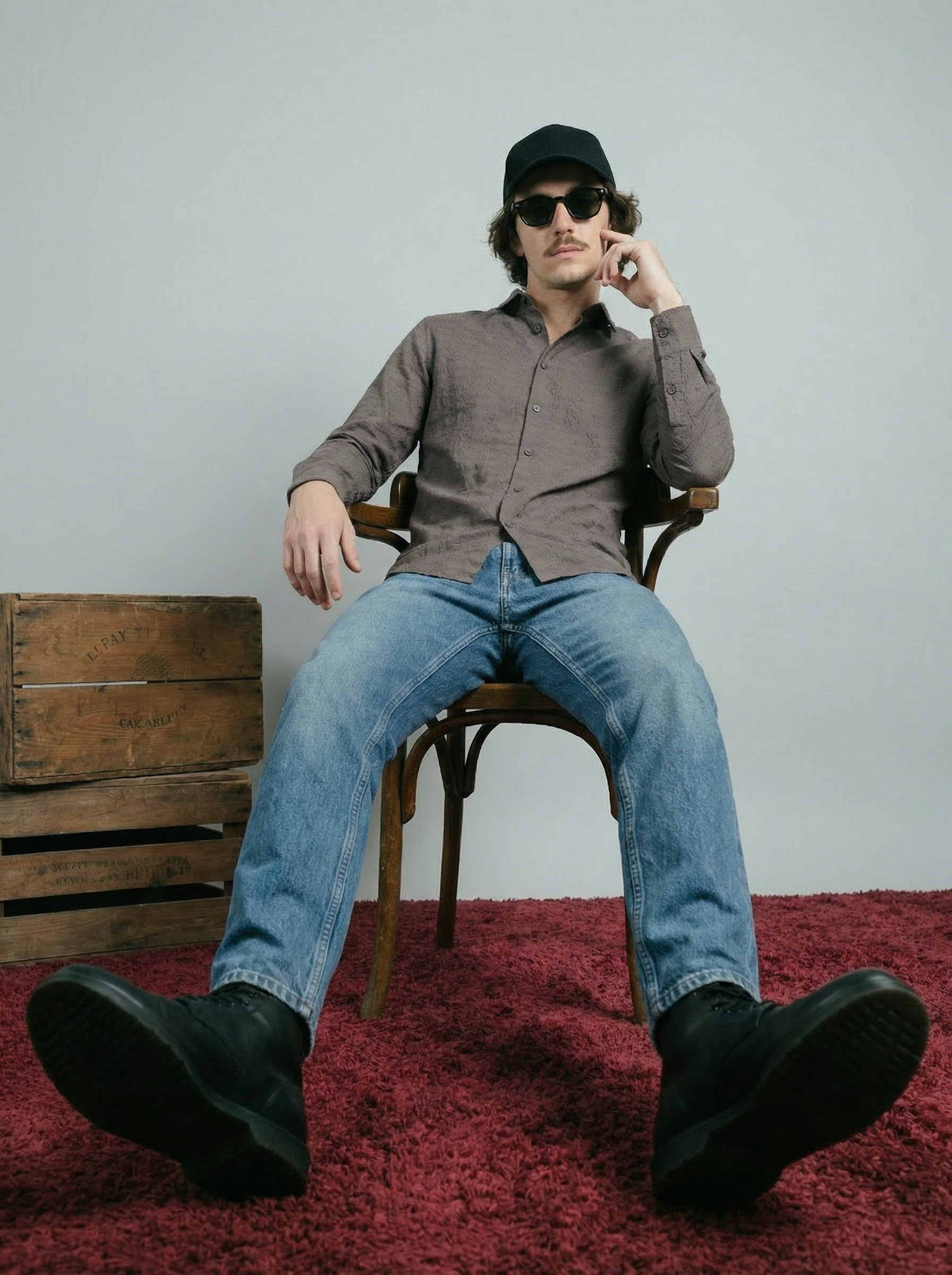 Fawn Imported Panna Marker Regular Fit Full Sleeve Shirt